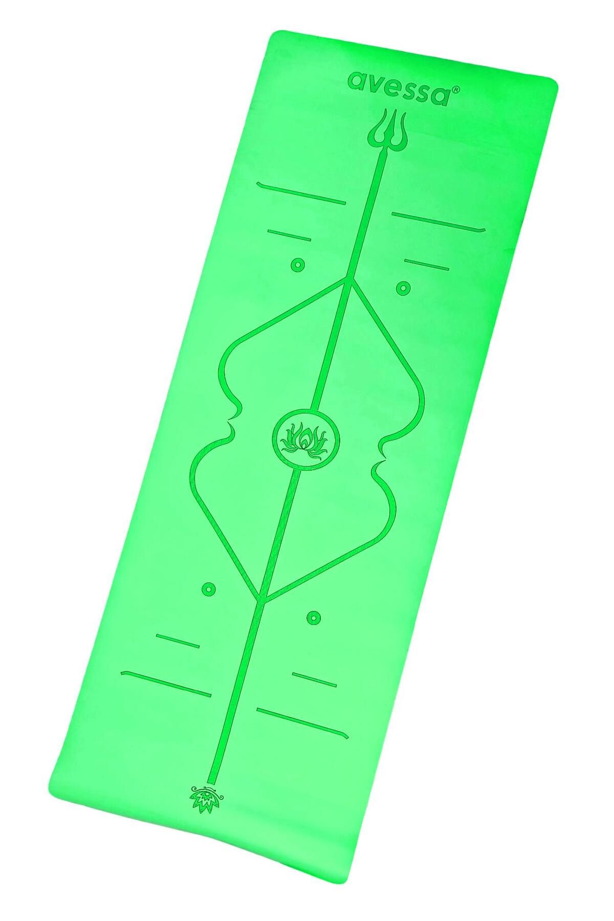 AVESSA Rym-green Kauçuk Yoga Mat Yeşil