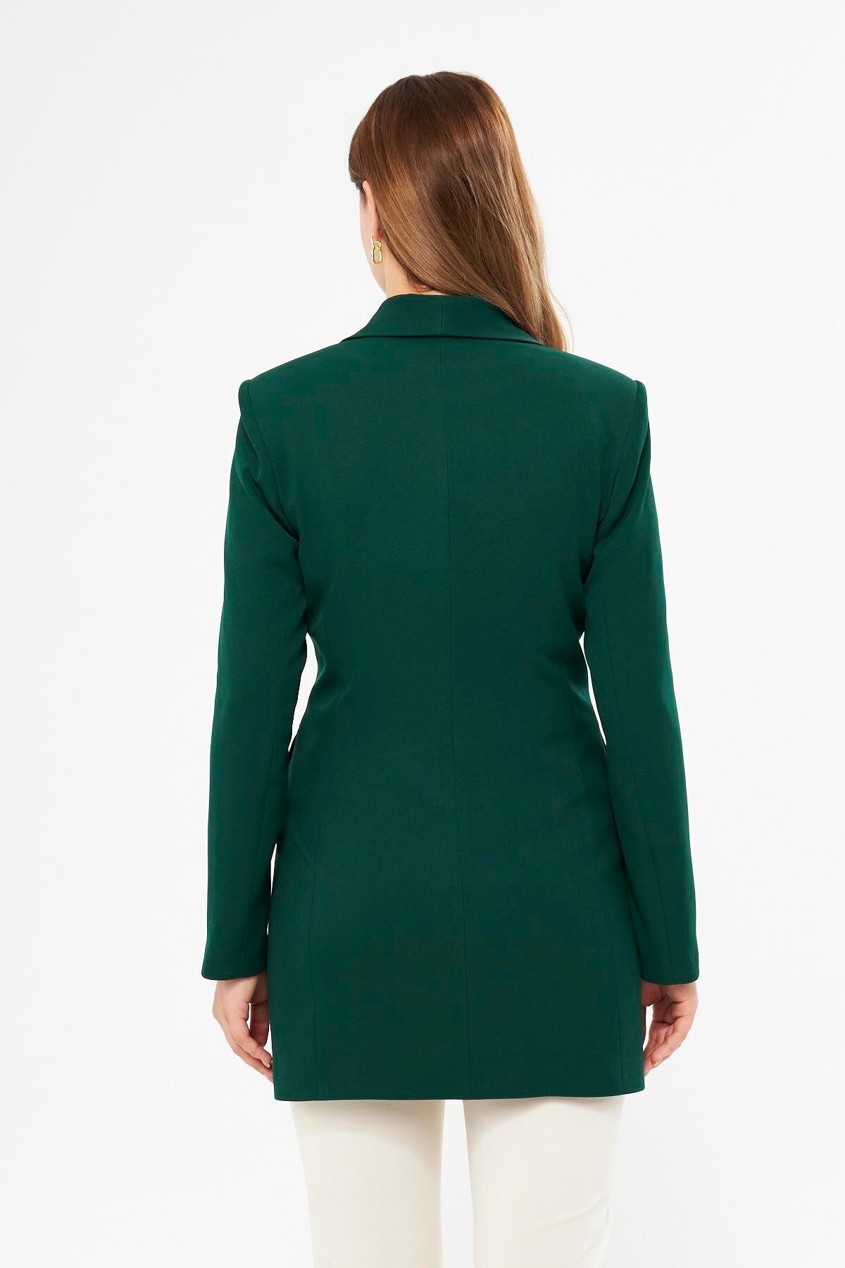 LOVELF-Gold Button Shawl Collar Jacket 6