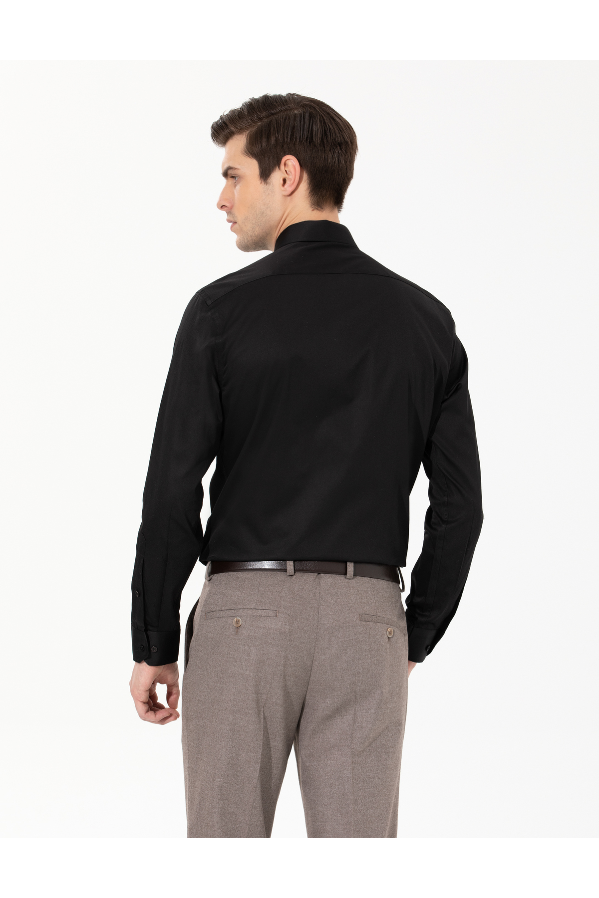 پیراهن مردانه راسته آستین بلند | پیر کاردین Pierre Cardin 659051 - تصویر 5