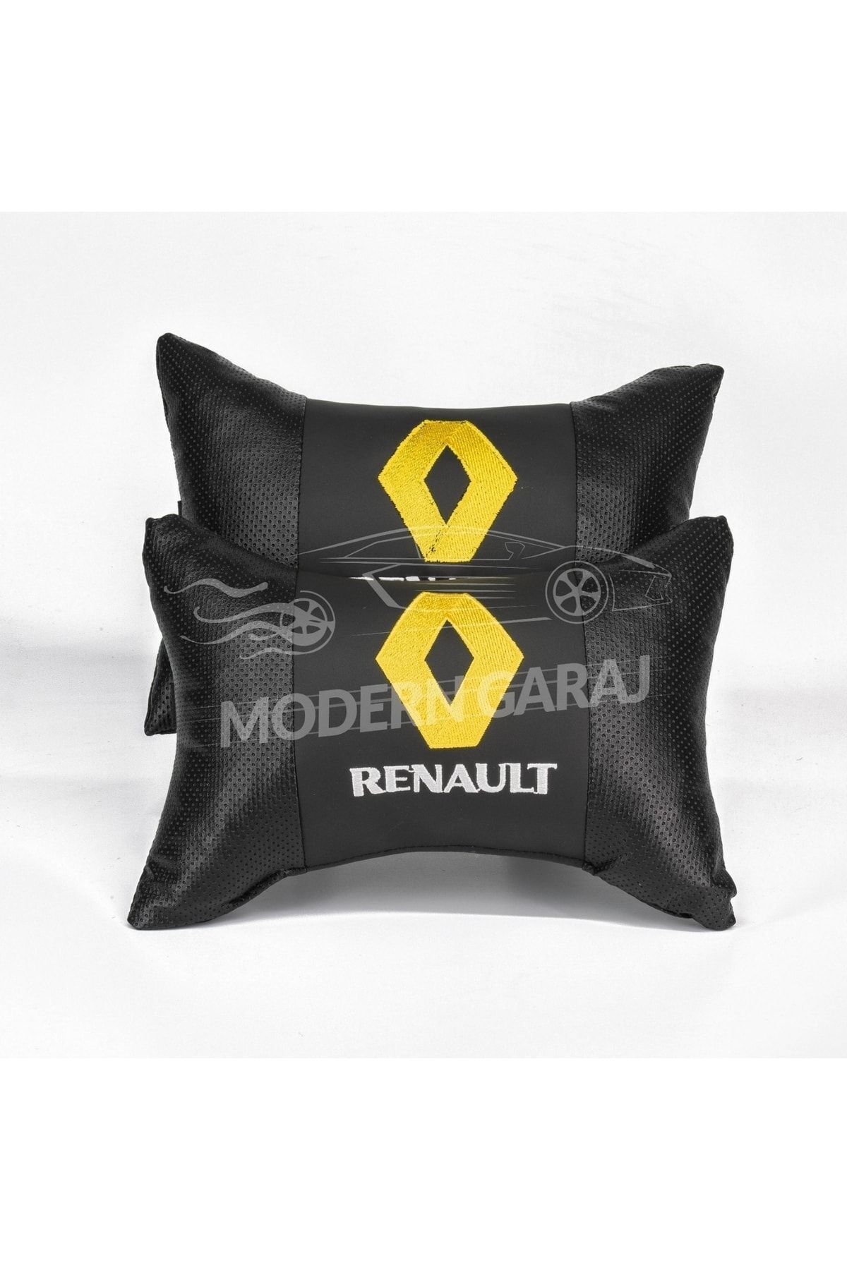 teknotrust Konforlu Boyun Yastığı ve Direksiyon Kılıfı Seti, Renault Uyumlu, Şık ve Dayanıklı