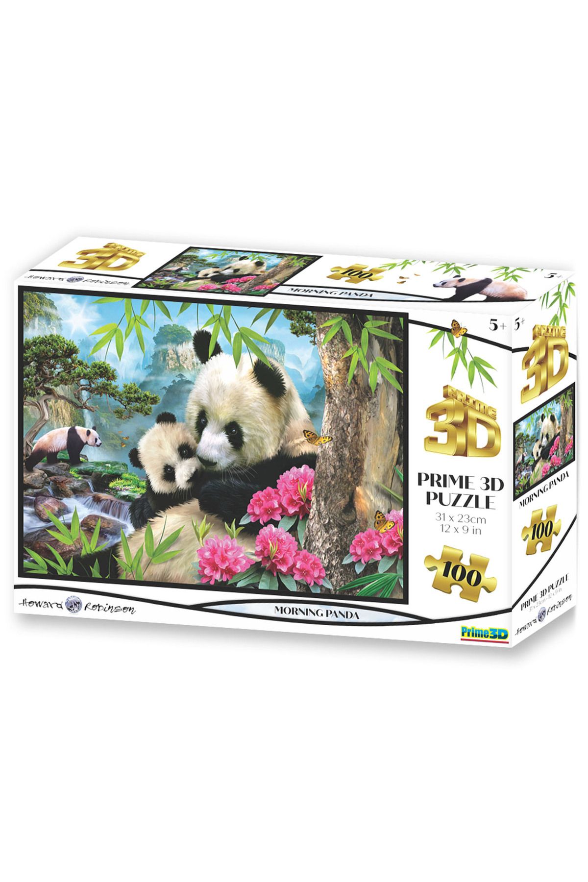Prime 3D - Panda Günaydın 63 Parça Puzzle 10640