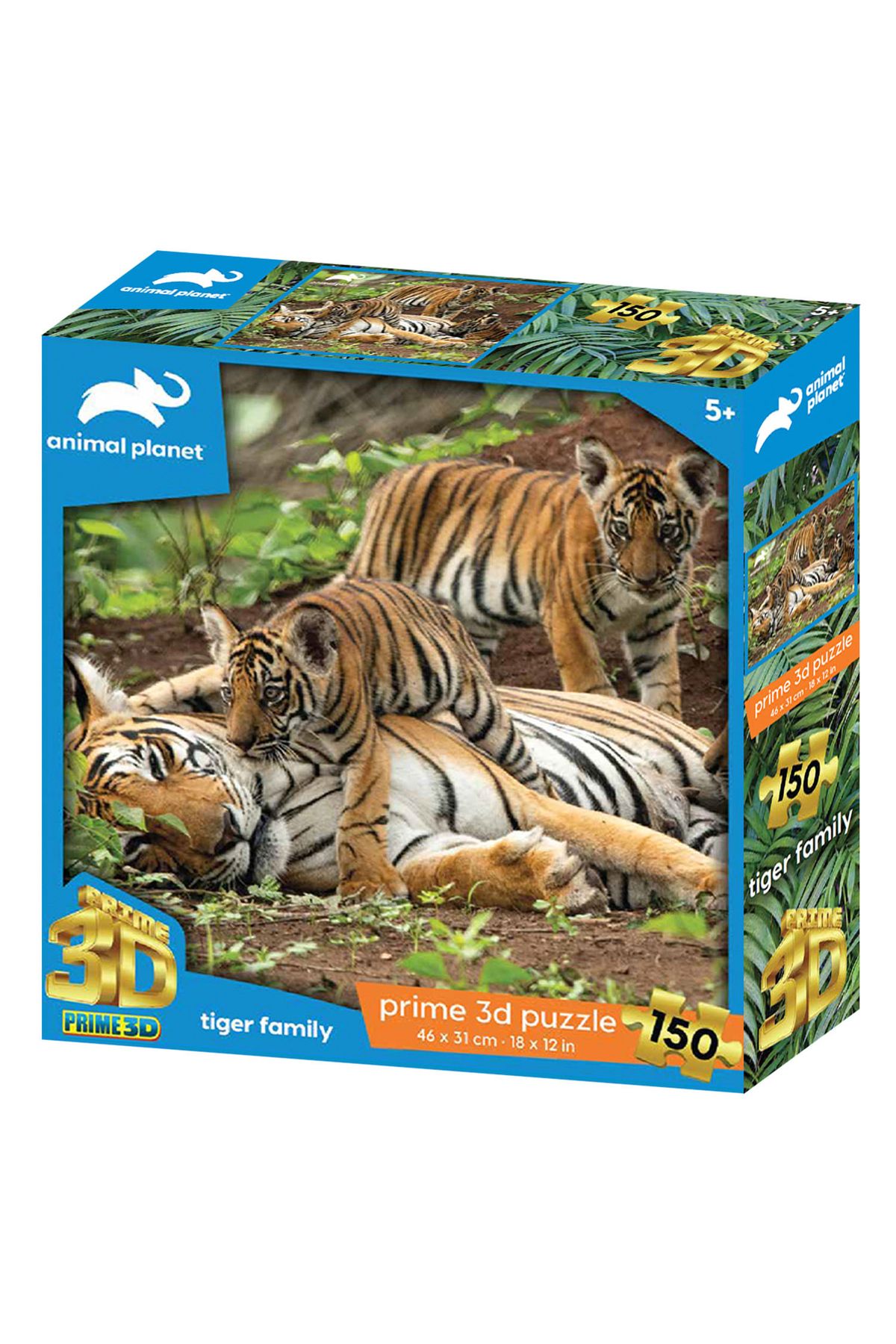 Prime 3D - Kaplan Ailesi 150 Parça Puzzle 20833