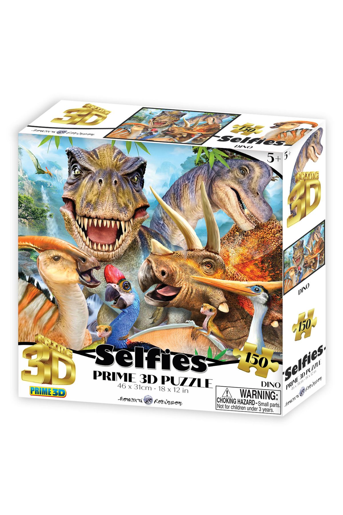 Prime 3D - Dinozor Selfie 150 Parça Puzzle 20900