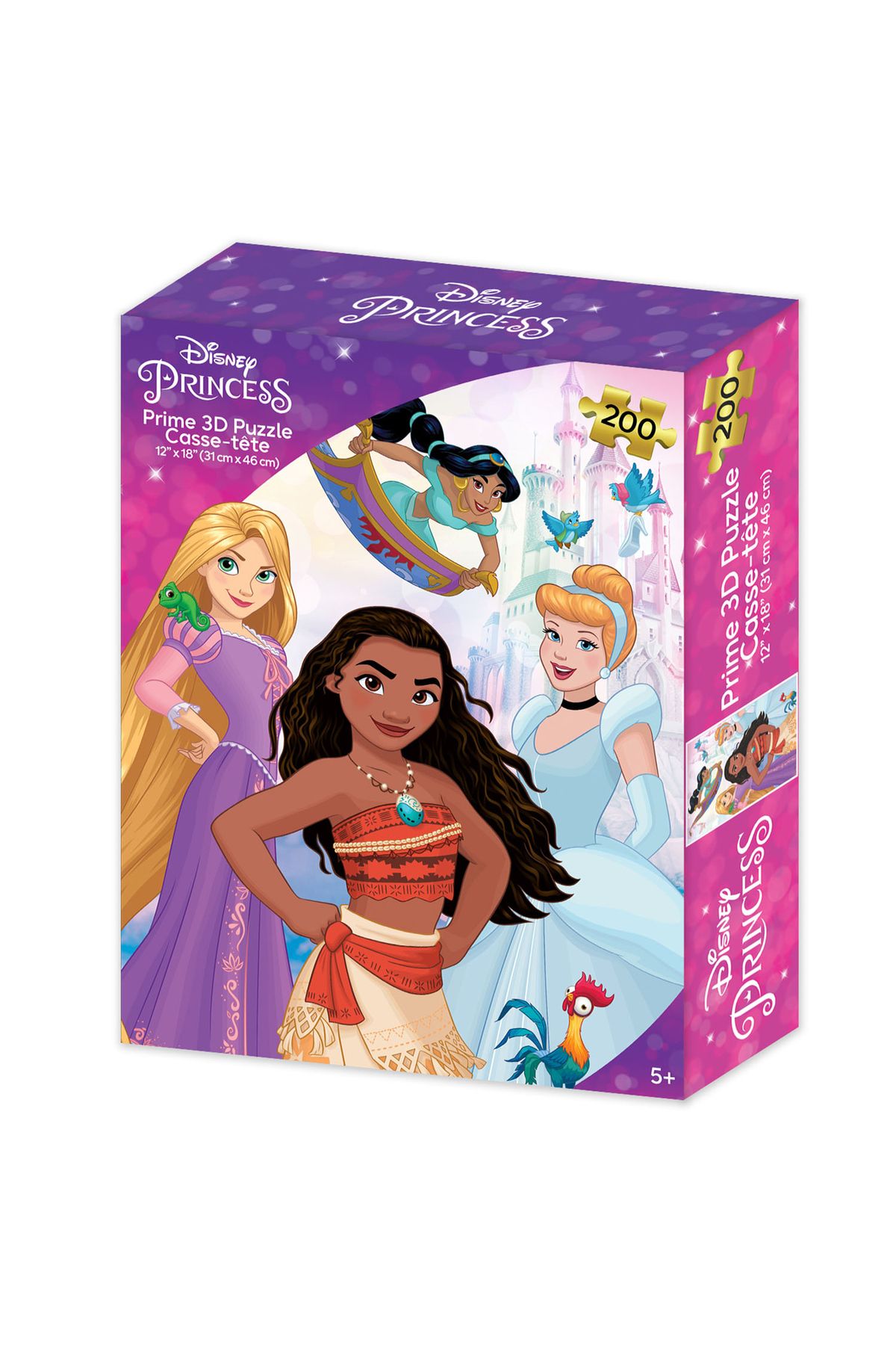 Prime 3D - Prensesler 200 Parça Puzzle 33038