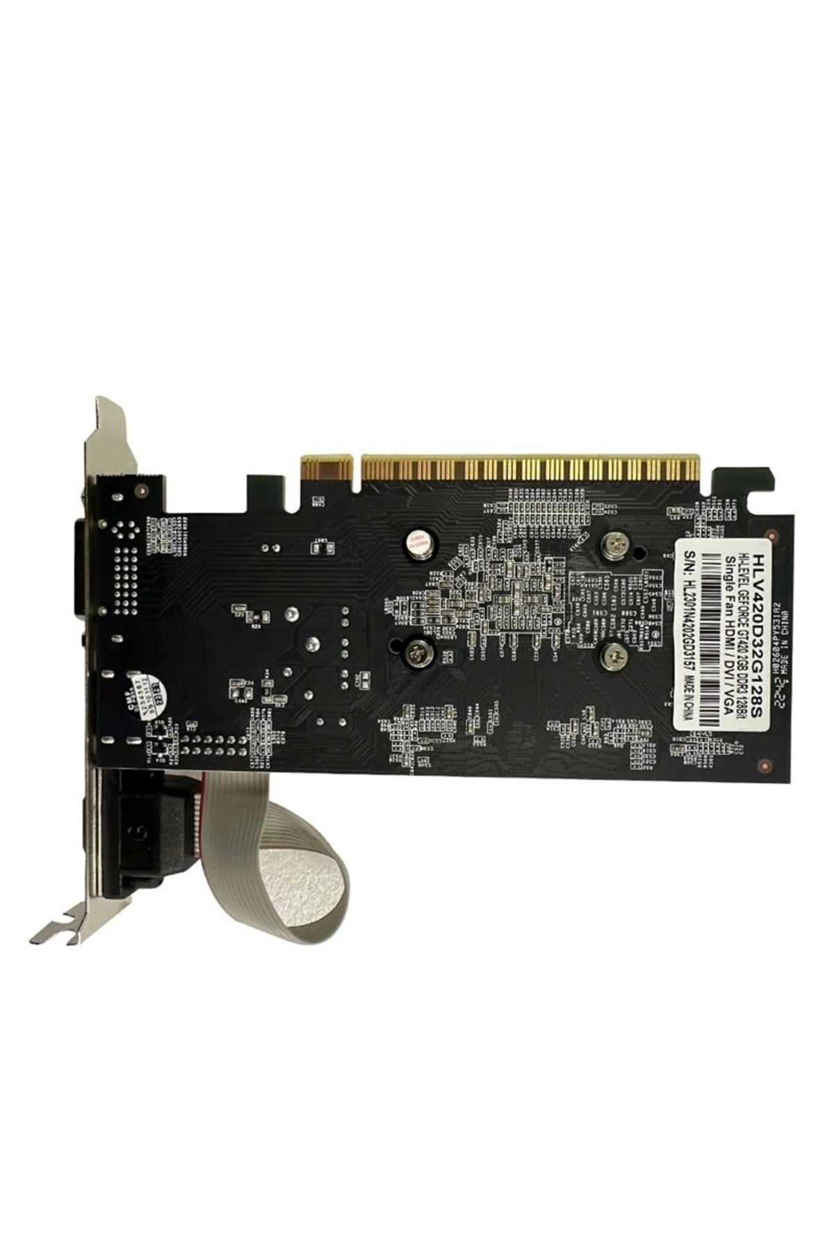 Hi-Level-بطاقة رسومات Geforce GT420 عالية المستوى 2 جيجابايت DDR3 128 بت 1xVGA 1xHDMI 1xDVI 2