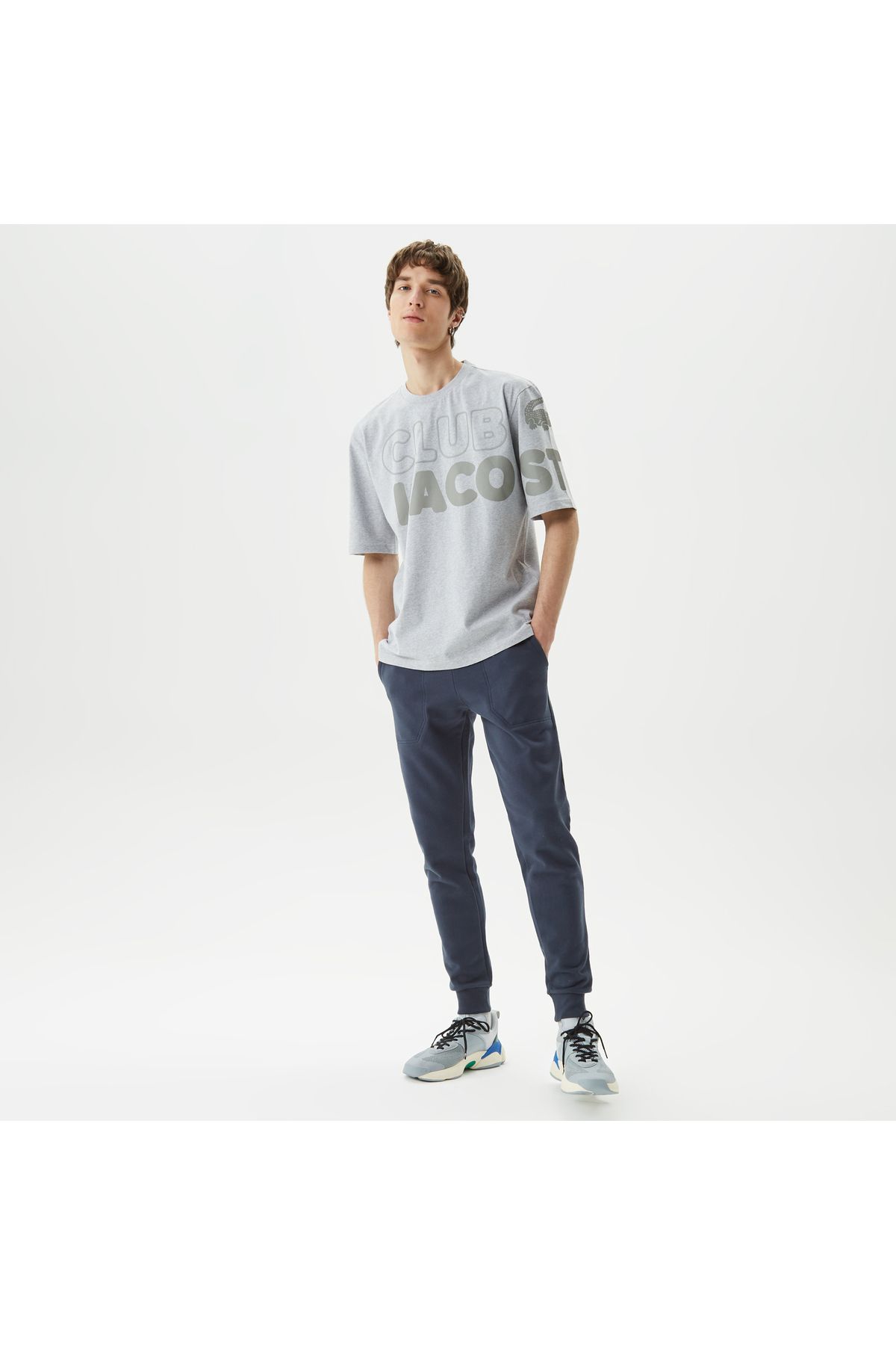 تی شرت سفید مردانه اصلی Lacoste