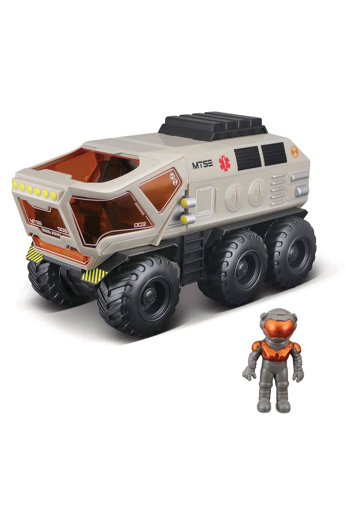 Maisto Space Explorers 6x6 Rover Sürtmeli Uzay Aracı ve Figür Bej