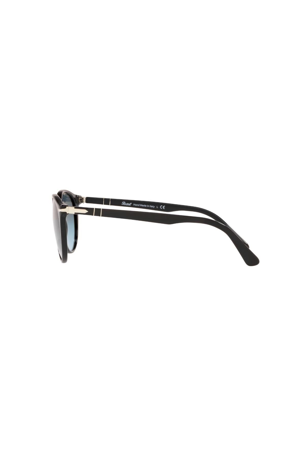 عینک آفتابی مشکی مردانه و زنانه سیاه 3152s 9014 Q8 49 20 Persol