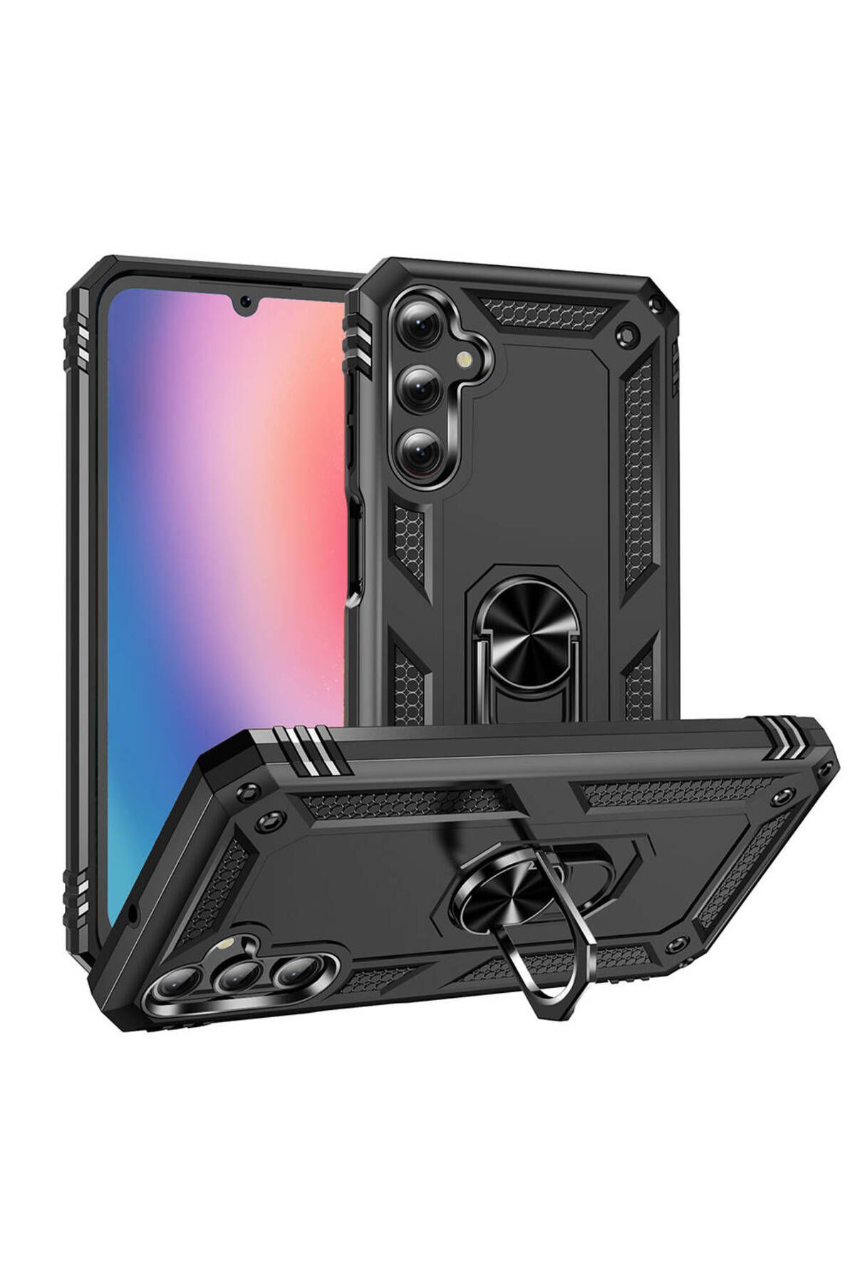 gaappy Mega R Serisi Samsung Galaxy A25 Siyah Kapak