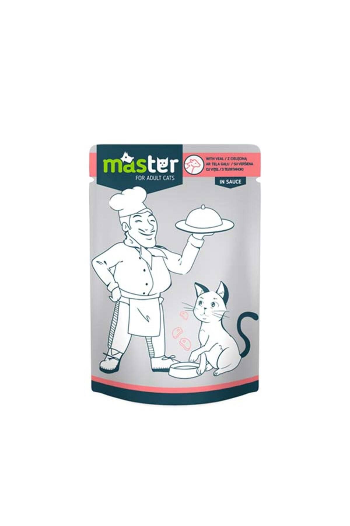 Master Dana Etli Pouch Kedi Maması 80 Gr.