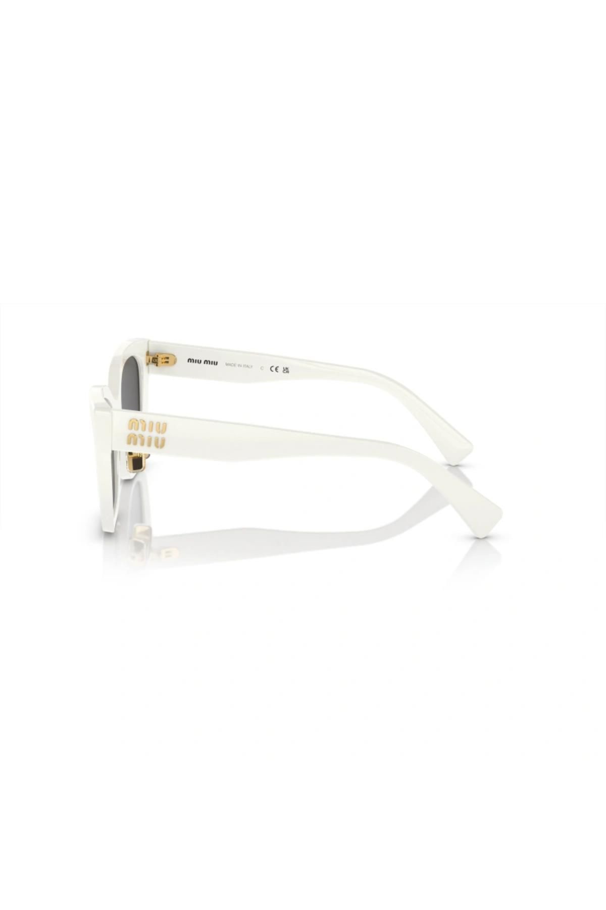 عینک آفتابی سفید زنانه MU 02ZS 1425S0 56 Miu Miu