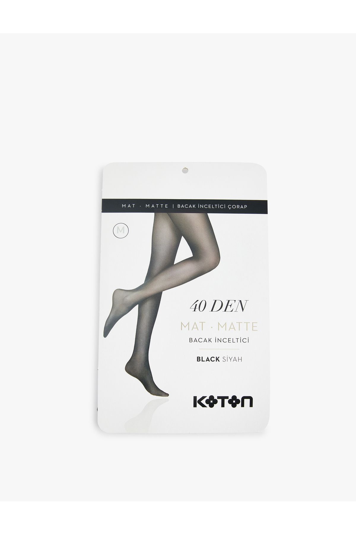 Koton-Punčochové kalhoty 40 Denim Leg Slimming Matte Fabric 1