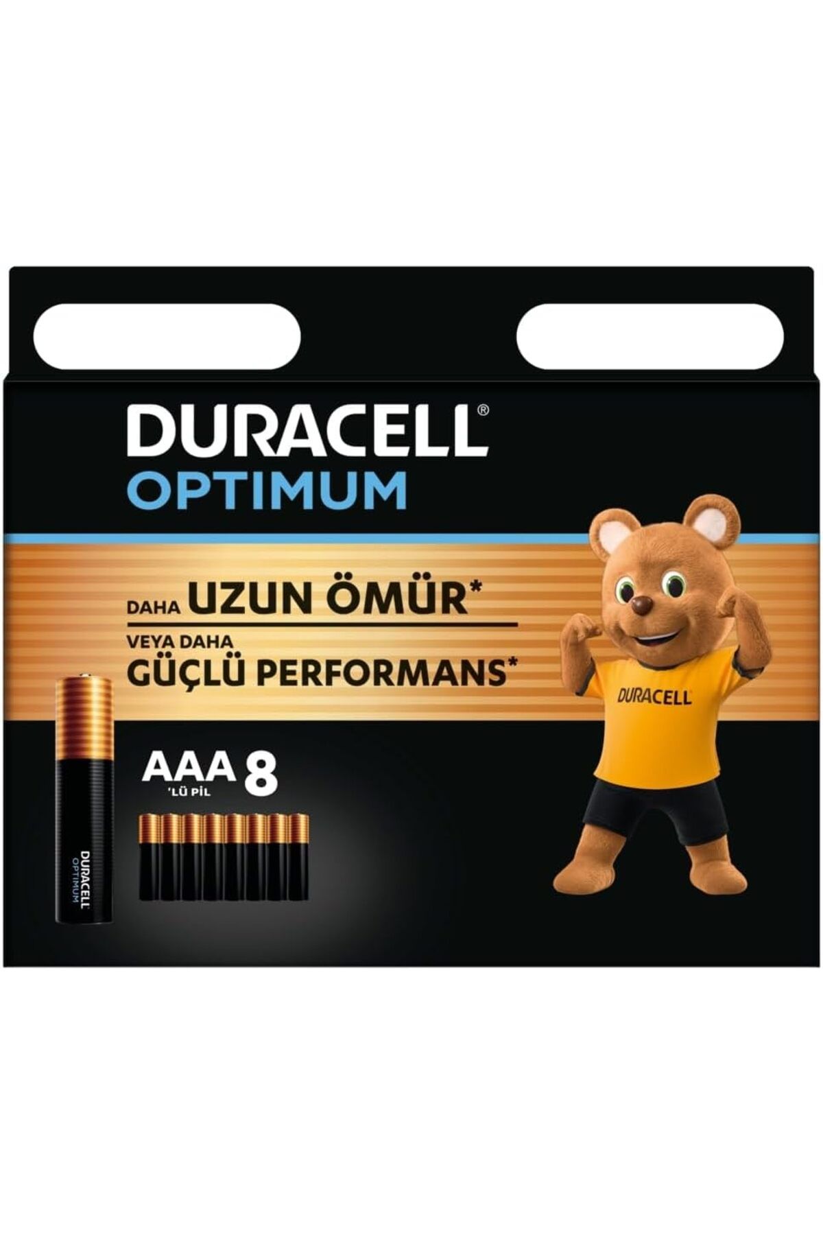 STOREMAX lbstorex Optimum AAA İnce Kalem Pil (8’li Paket) - Alkalin Pil 1,5V - Pil Saklama Paketi - LR03 M