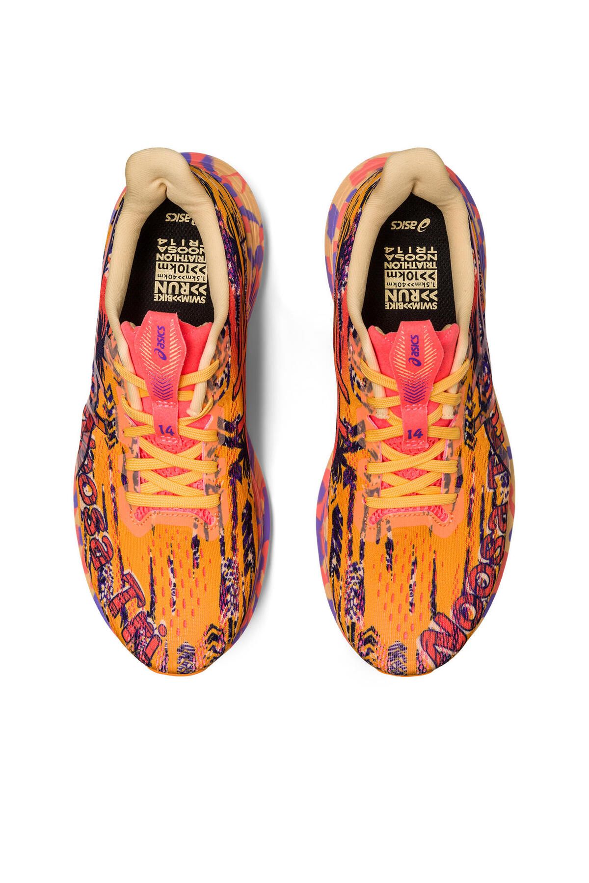 Asics-Noosa Tri 14 Women's Orange Running Shoes 1012B208-800 7