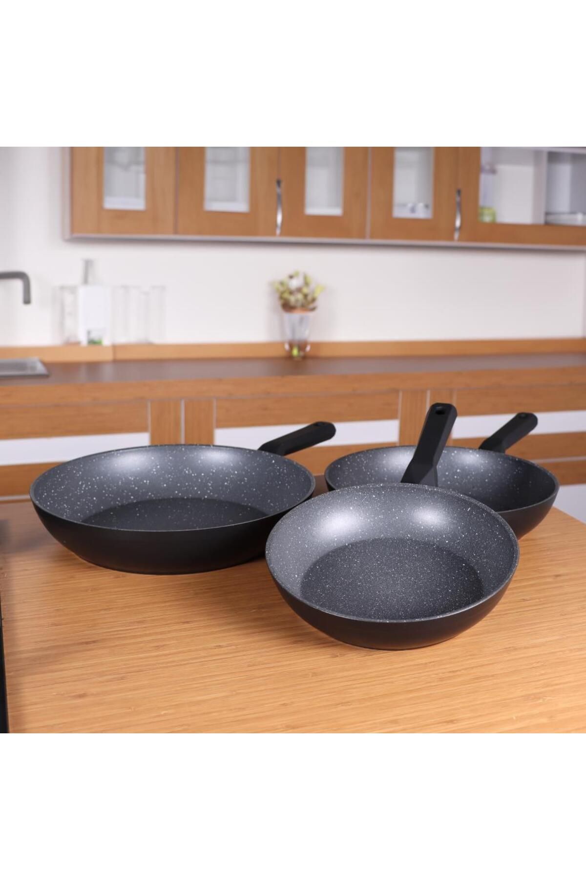 Serenk-Excellence 3 Piece Granite Pan Set 7