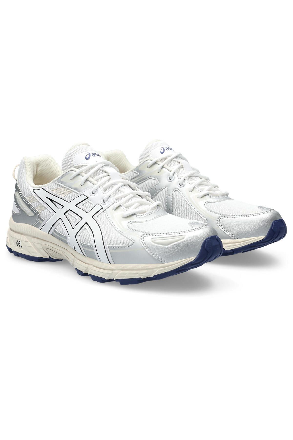 Asics-حذاء رياضي Gel-venture 6 باللون الأبيض للجنسين 1203a407-100 3