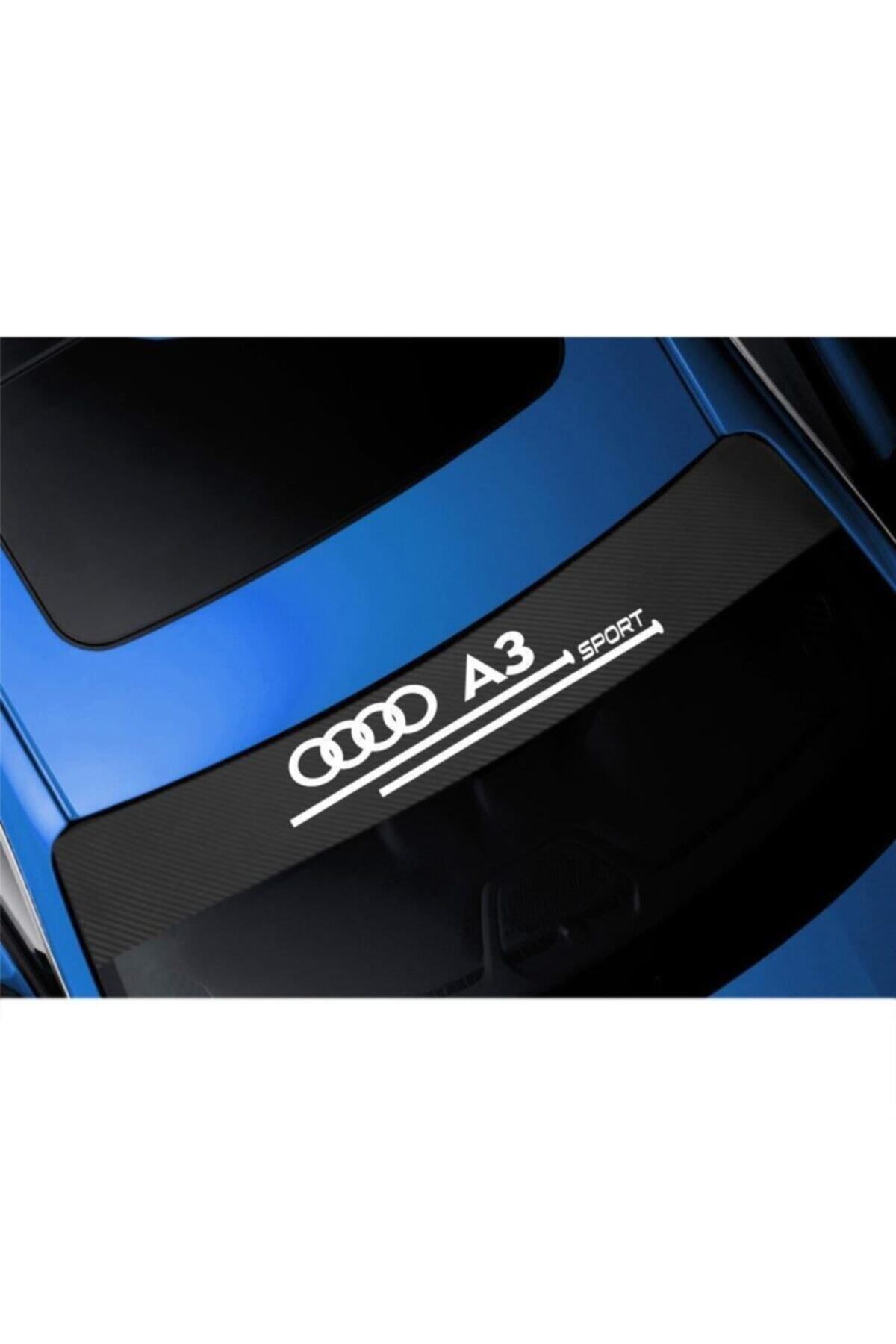 HARGE-ملصق سيارة للزجاج الأمامي من الكربون لسيارة HG Audi A3 2