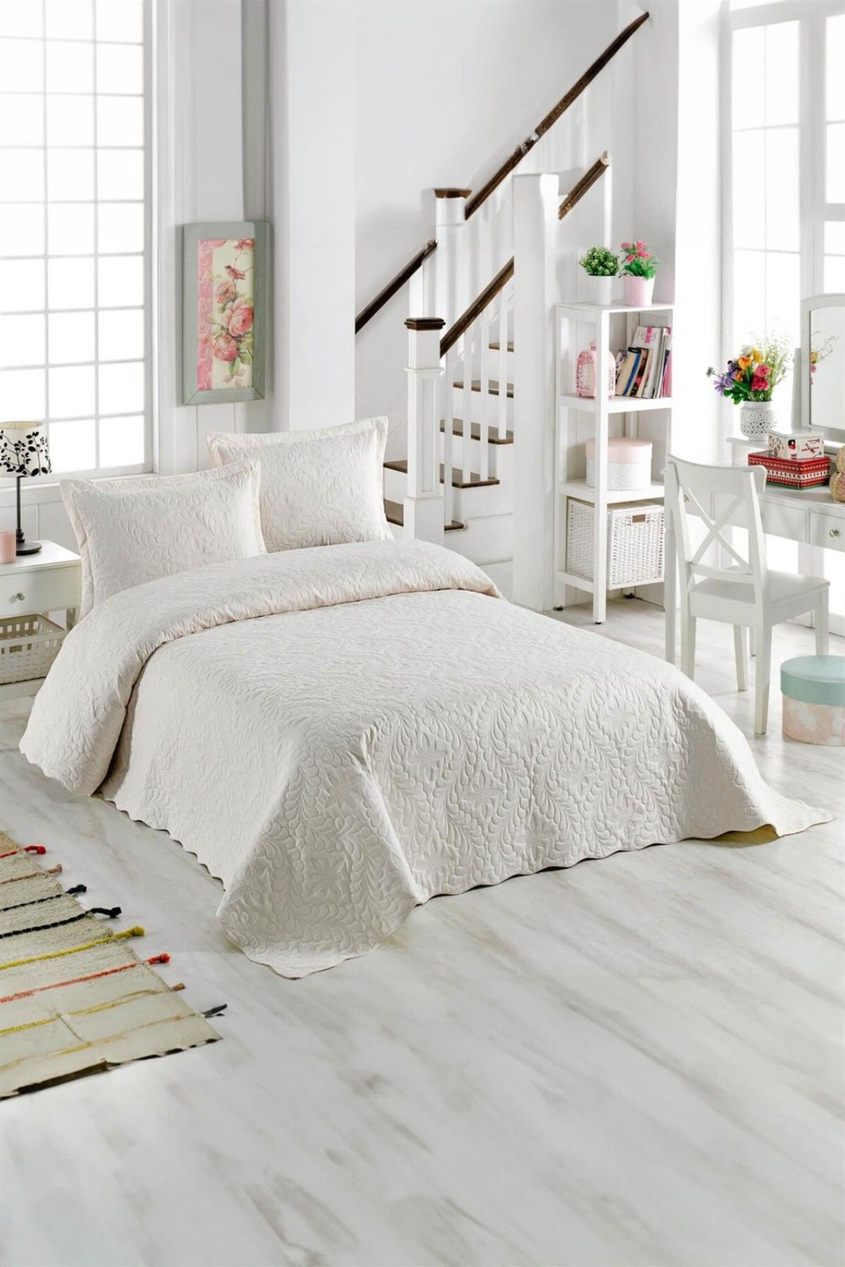 روتختی دو نفره نود Ivy Double Color Bedspread مجموعه FAVORA