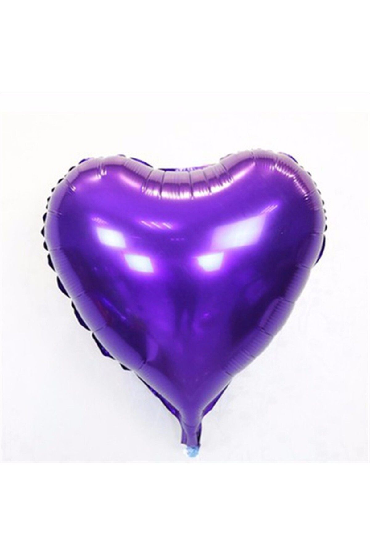 nazeninstoğu-Purple Foil Heart Balloon - 45 cm (18 Inch) 1