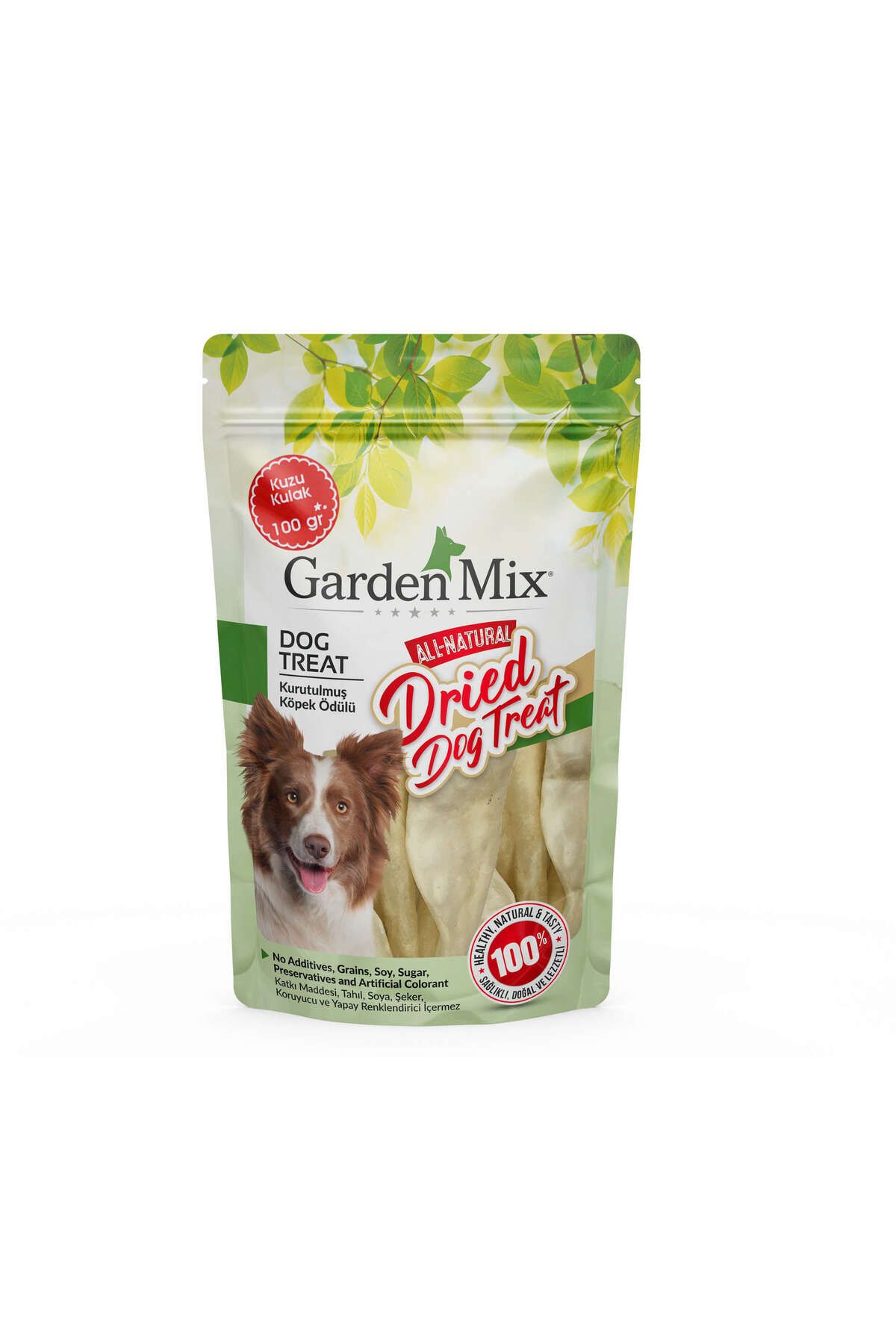 Gardenmix GARDEN MIX KURUTULMUŞ KUZU KULAK 100 GR X 2 ADET FLKRY