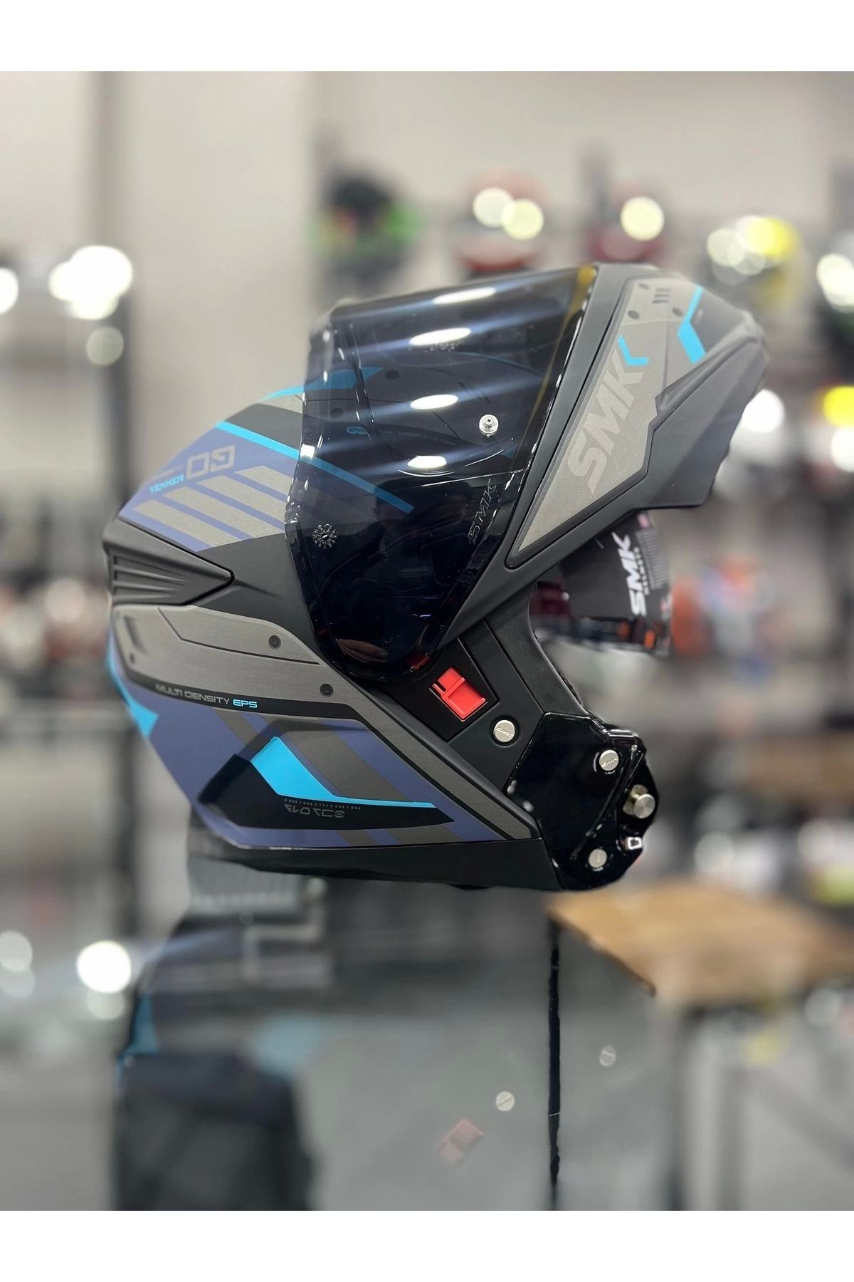 SMK-Gullwing Tekker Chin Opening Helmet WITH TRANSPARENT VISOR 2