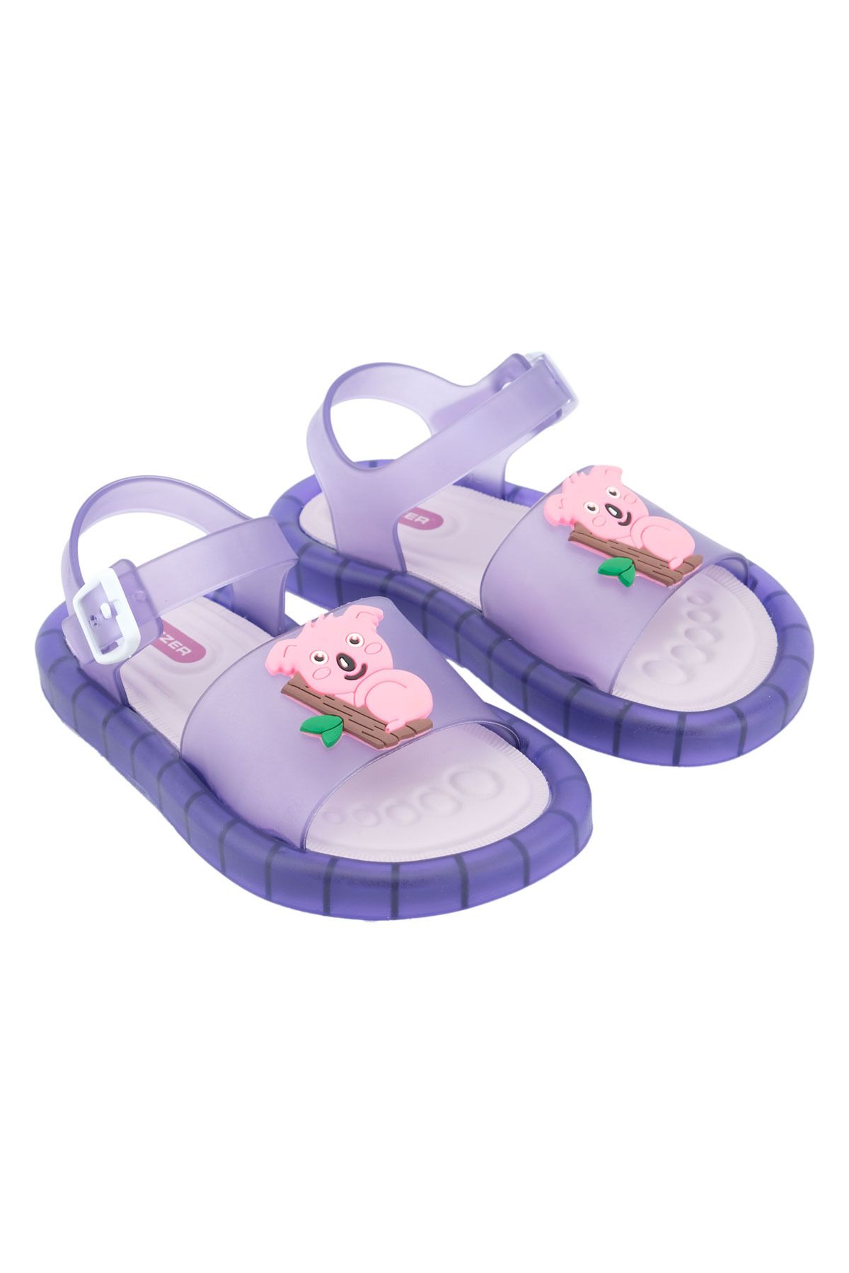 GEZER-GIrl's LIghted Faux Leather Summer Sandals - Comfortable Sole, Adjustable on the Ankle 3