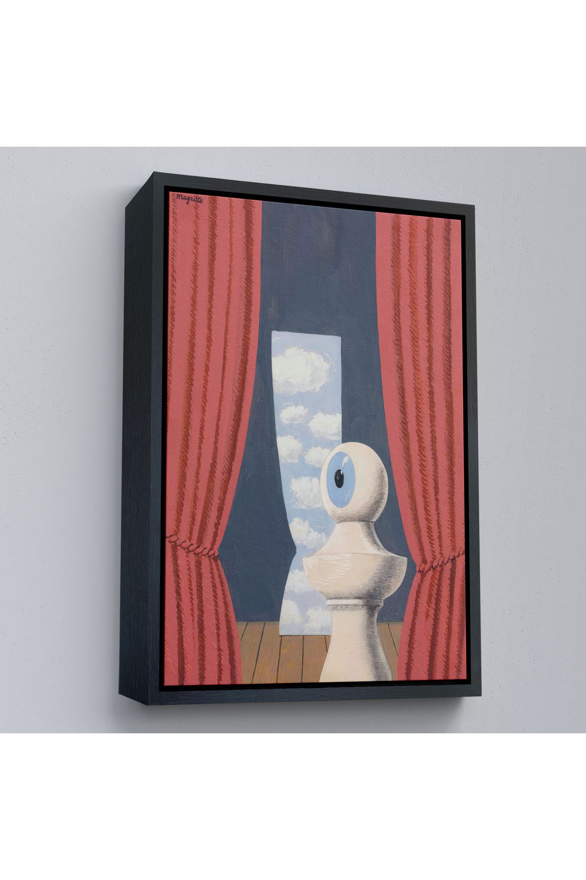 Doğal Bizden DB Çerçeveli Rene Magritte Belçika Sürrealizim Shekspare Tablo-7327