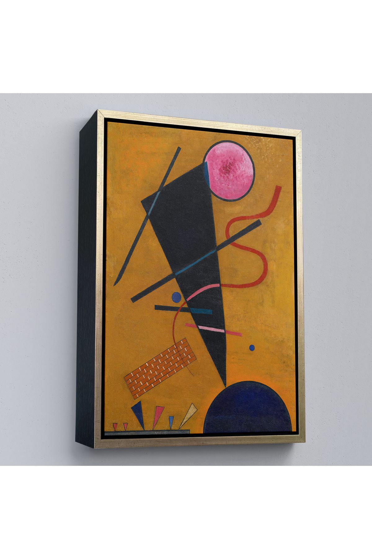 Yarımada Bahçe YB Çerçeveli Vasily Kandinsky Beruhrung İletişim Tablosu-7487