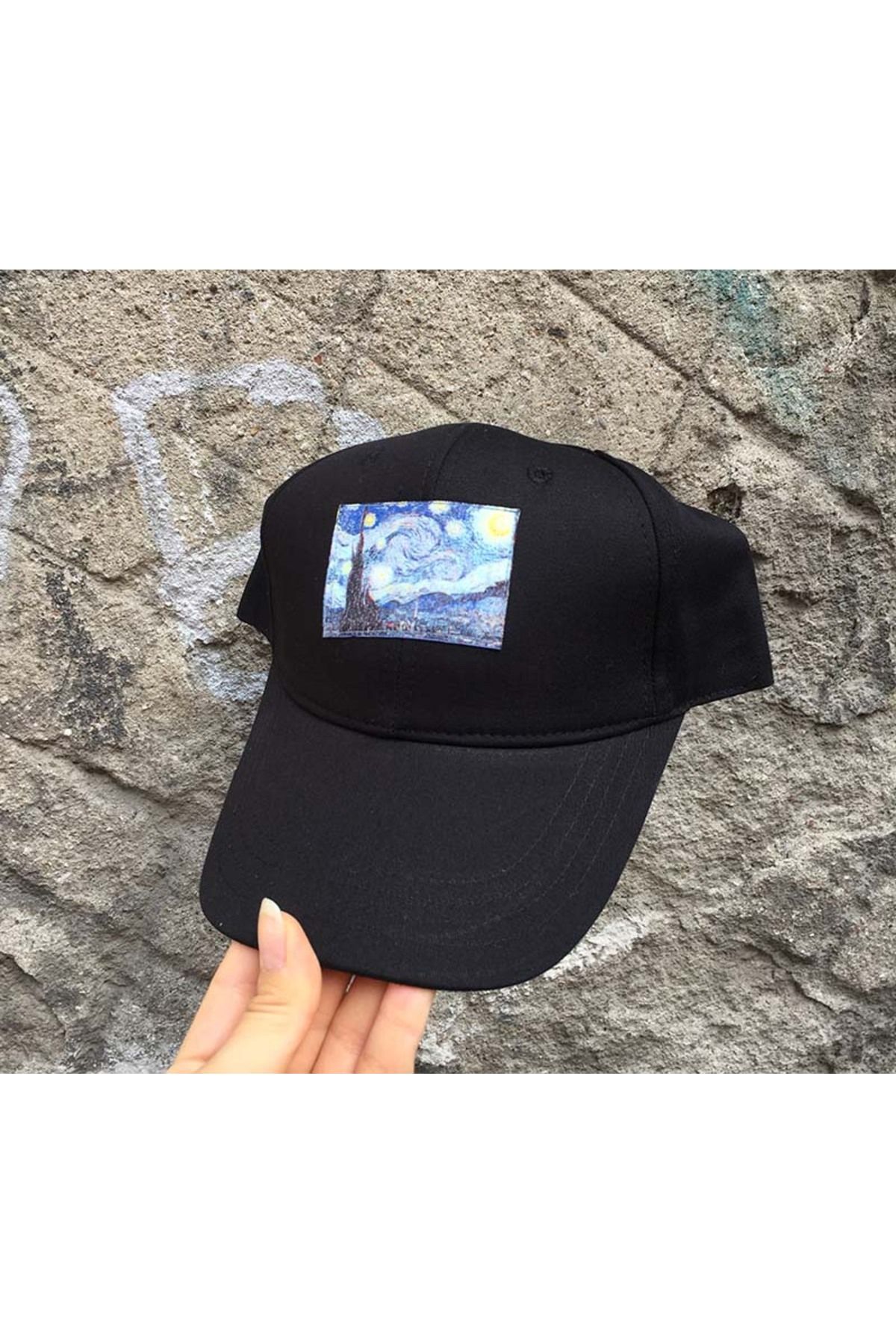 Köstebek Van Gogh - Starry Night Şapka