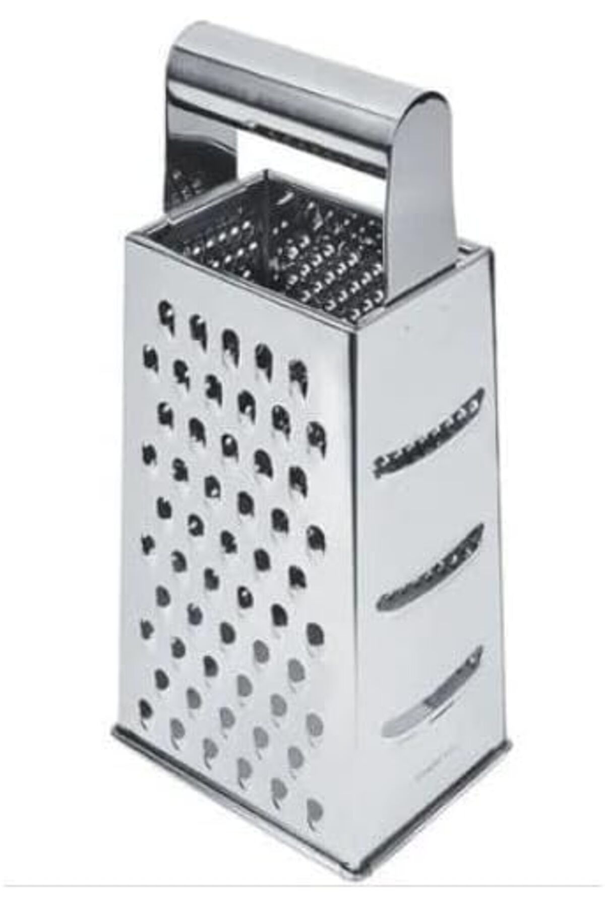 STOREMAX mrttnca Paslanmaz Çelik Sebze ve Meyve rendesi Taşınabilir Metal Rende 4 Taraflı Kullanım trndy