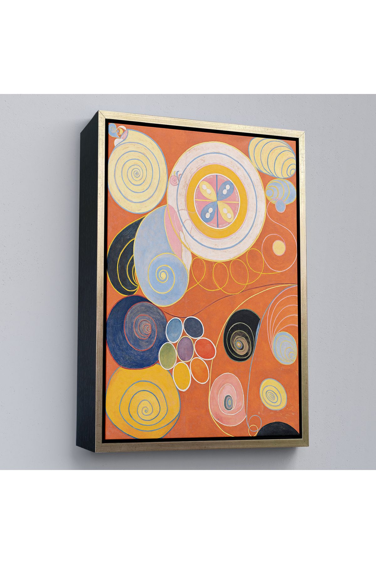 MOONFER Çerçeveli Hilma Af Klint - Gençlik Tablosu-7314