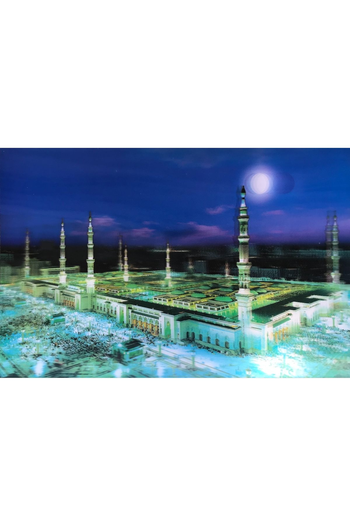 SANSERA 5D Elmas Boyama Ekstra Çözünürlüğe Sahip Medine Resmi Tablosu 40x60 cm