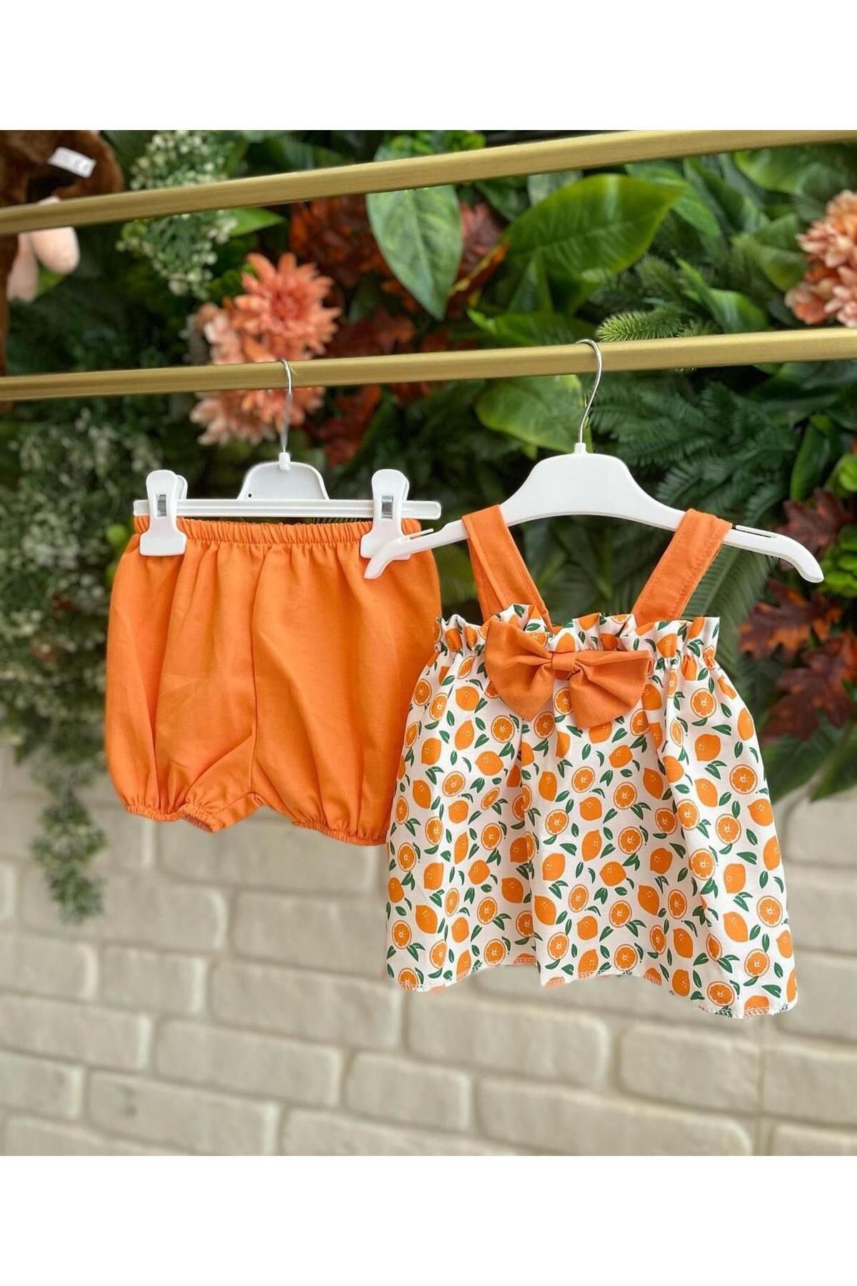 KOKOŞ BEBEK-Kokoş Baby Lemon Orange Set 1