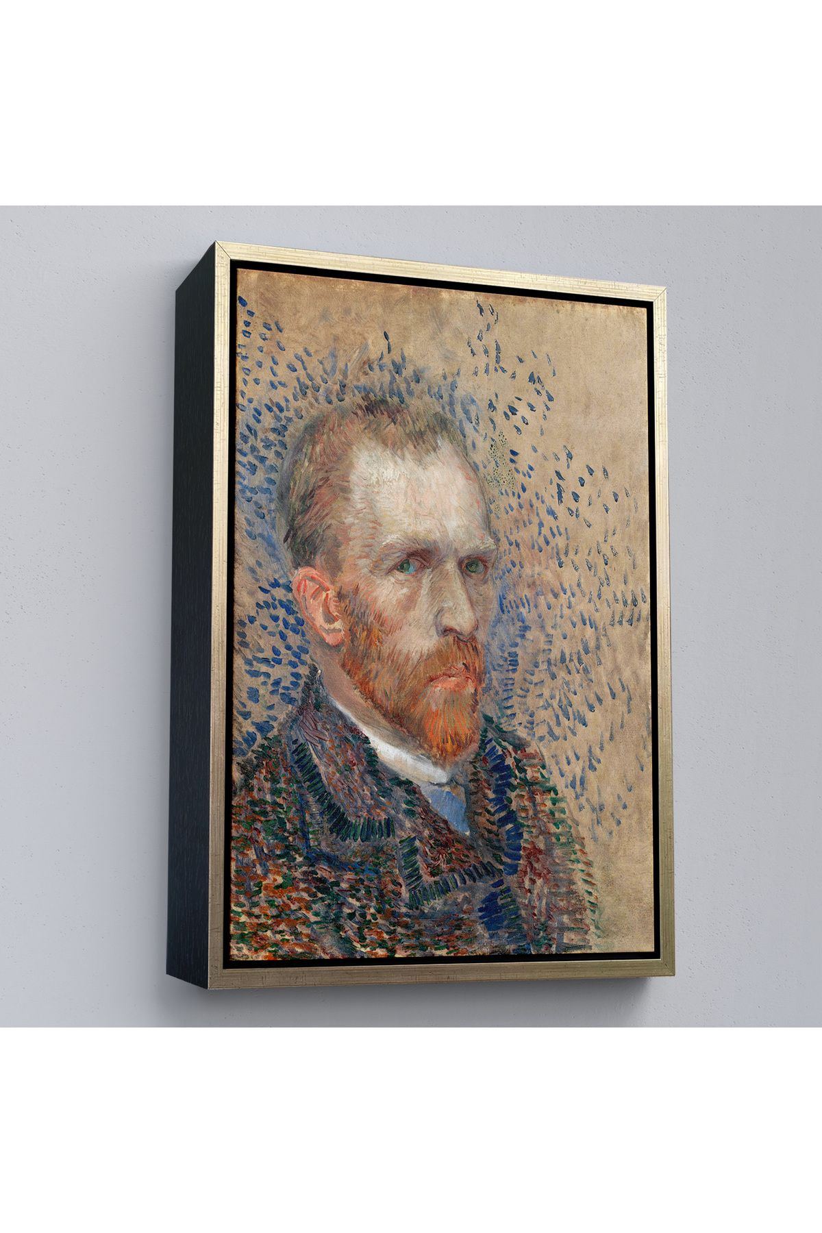 Jusoon Çerçeveli Vincent Van Gogh - Portre Tablo-7463