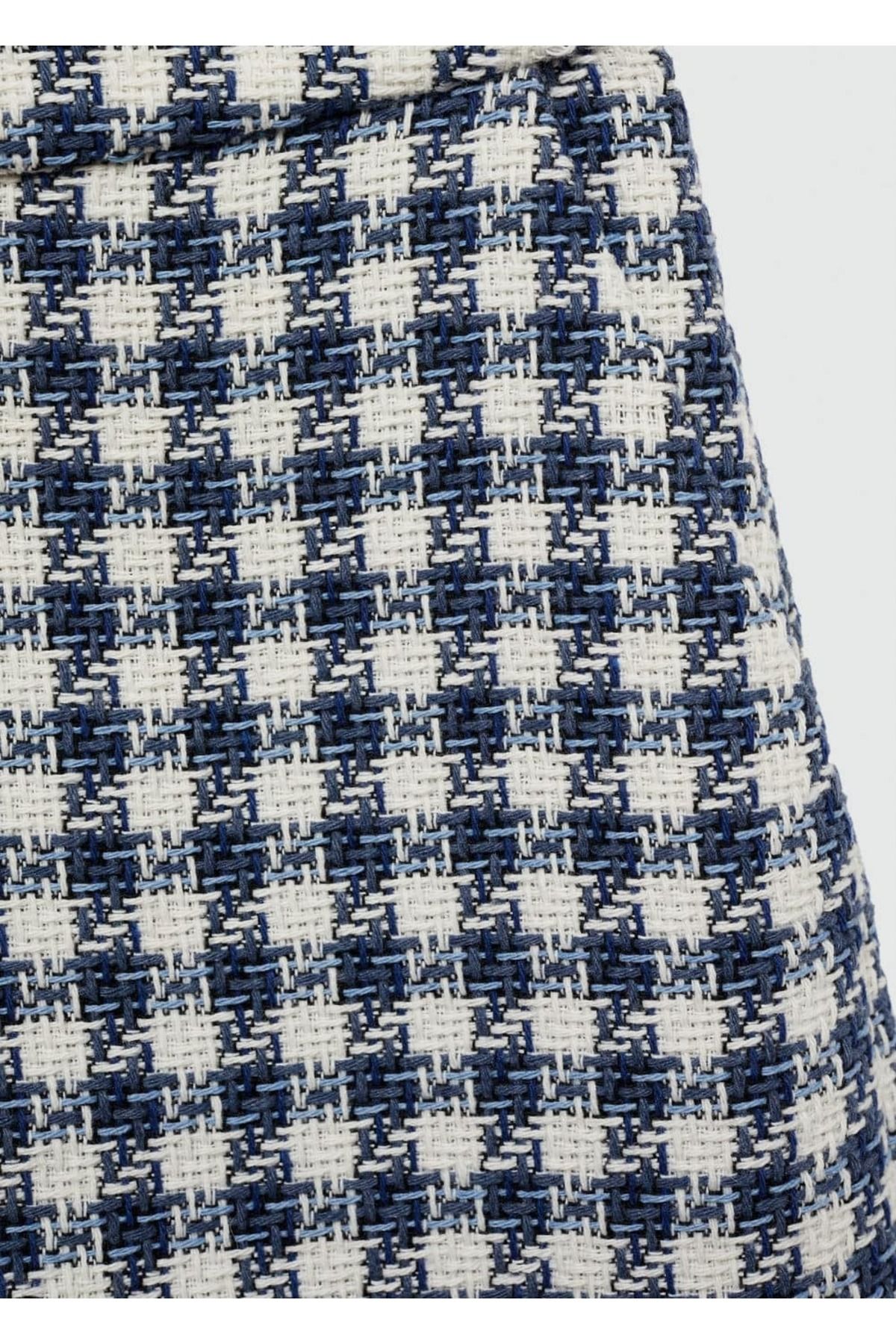 MANGO Woman-Houndstooth Patterned Shorts 5
