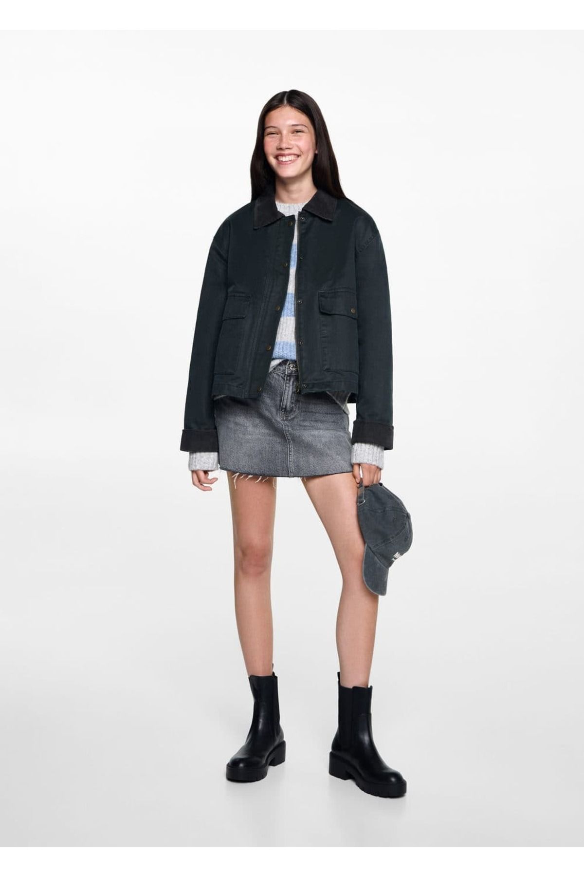 Mango Teen-Parka z krótką świecą 2