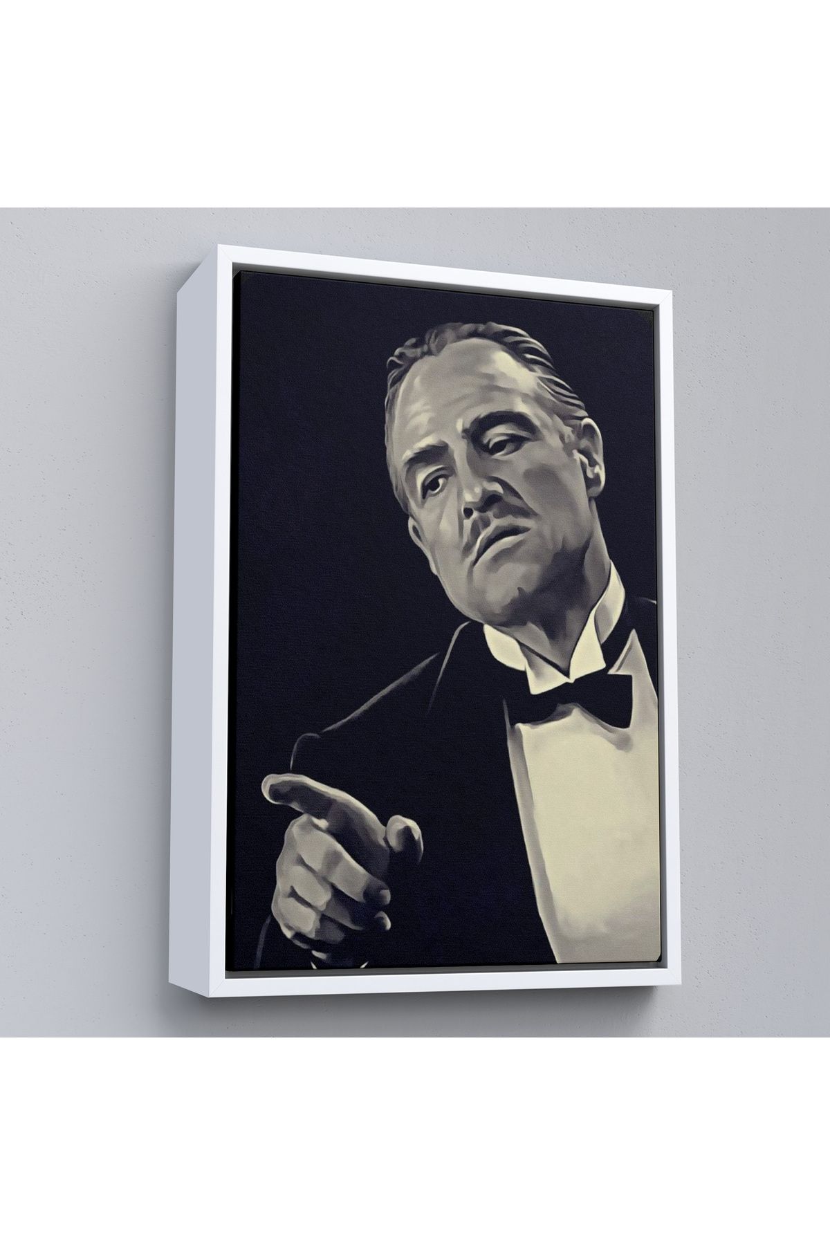 Shoprit Çerçeveli Godfather Mafya Film Tablo-7716