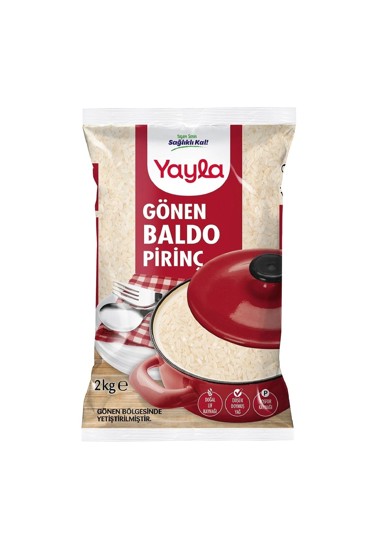 Yayla Baldo Pirinç Gönen Bölgesi Mahsulü 2 Kg