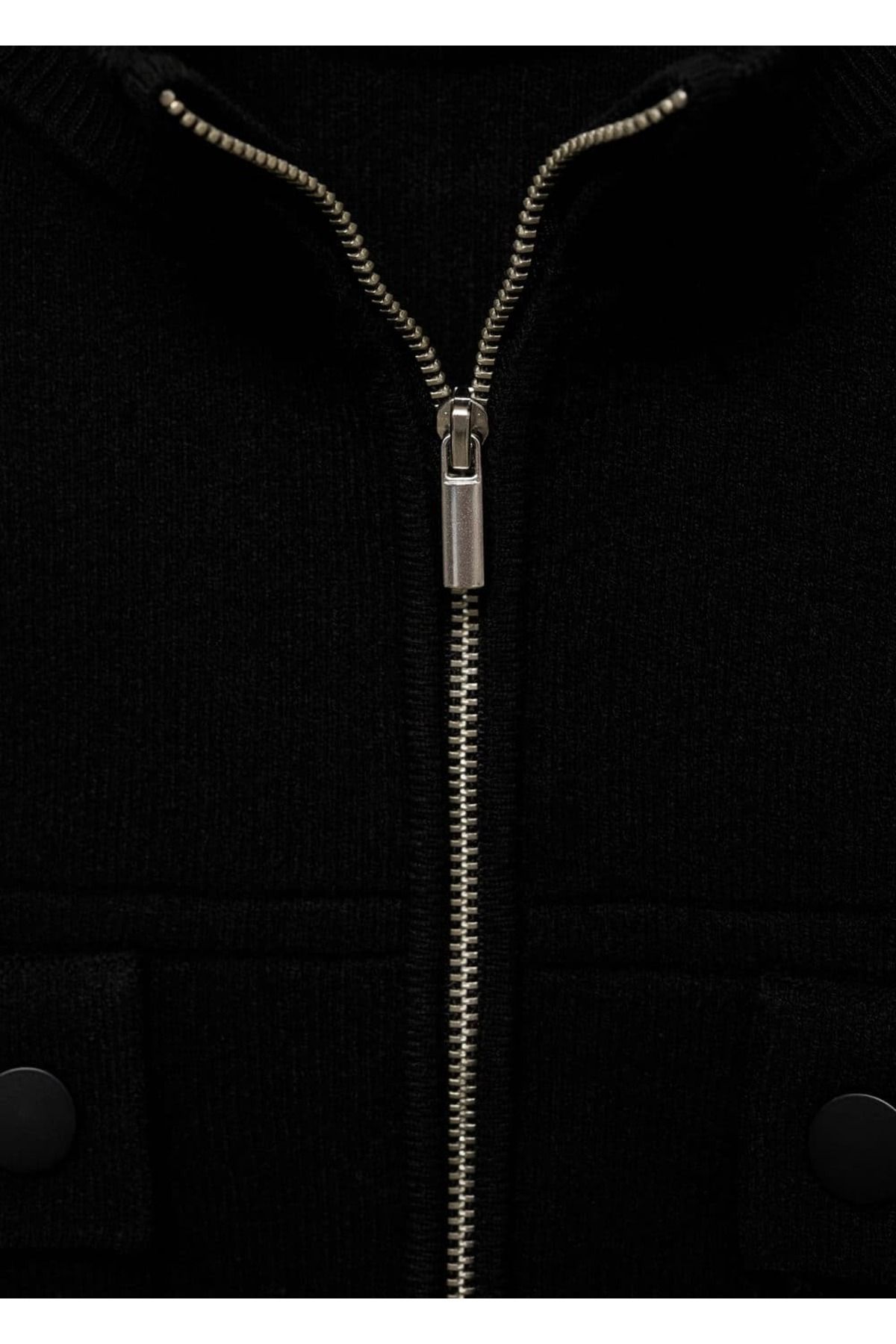 MANGO Woman-Knitwear Jacket with Pockets 5