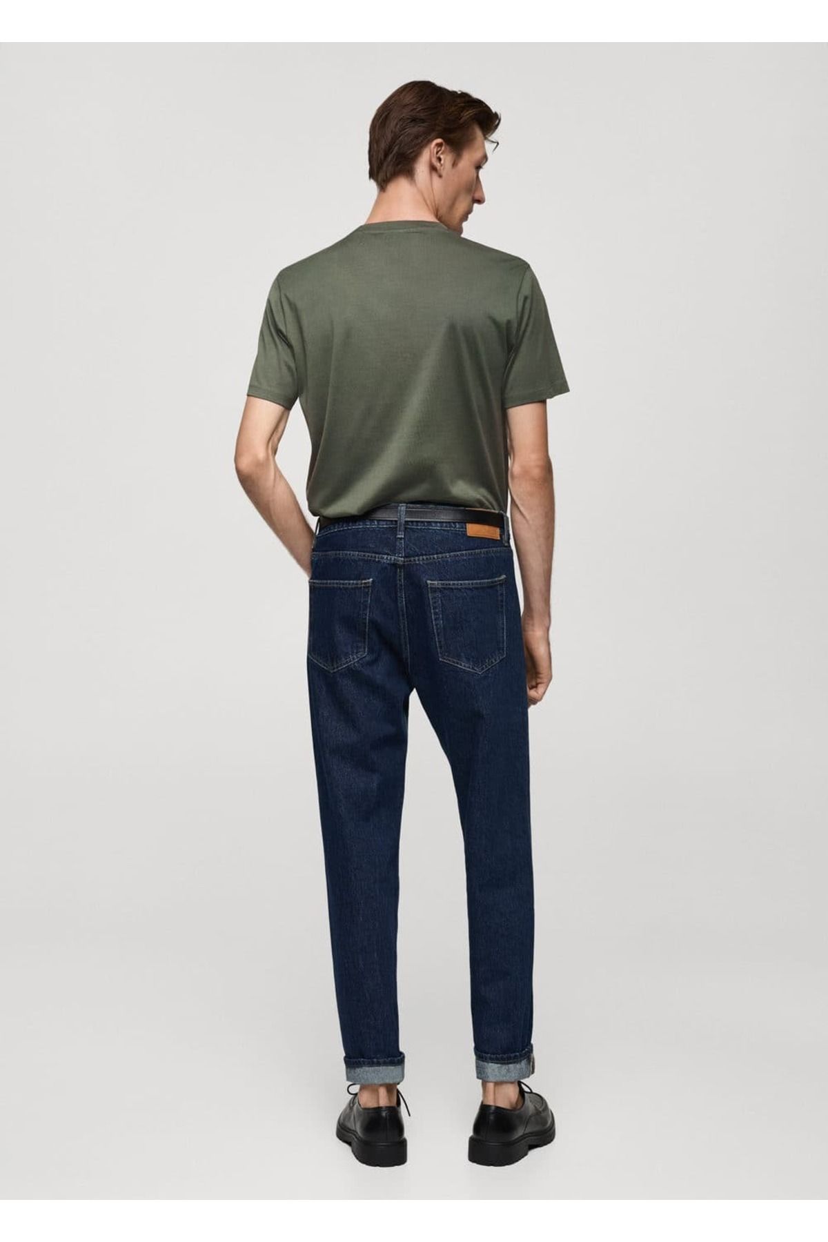MANGO Man-Koszulka typu slim-fit wykonana w 100% z bawełny 4