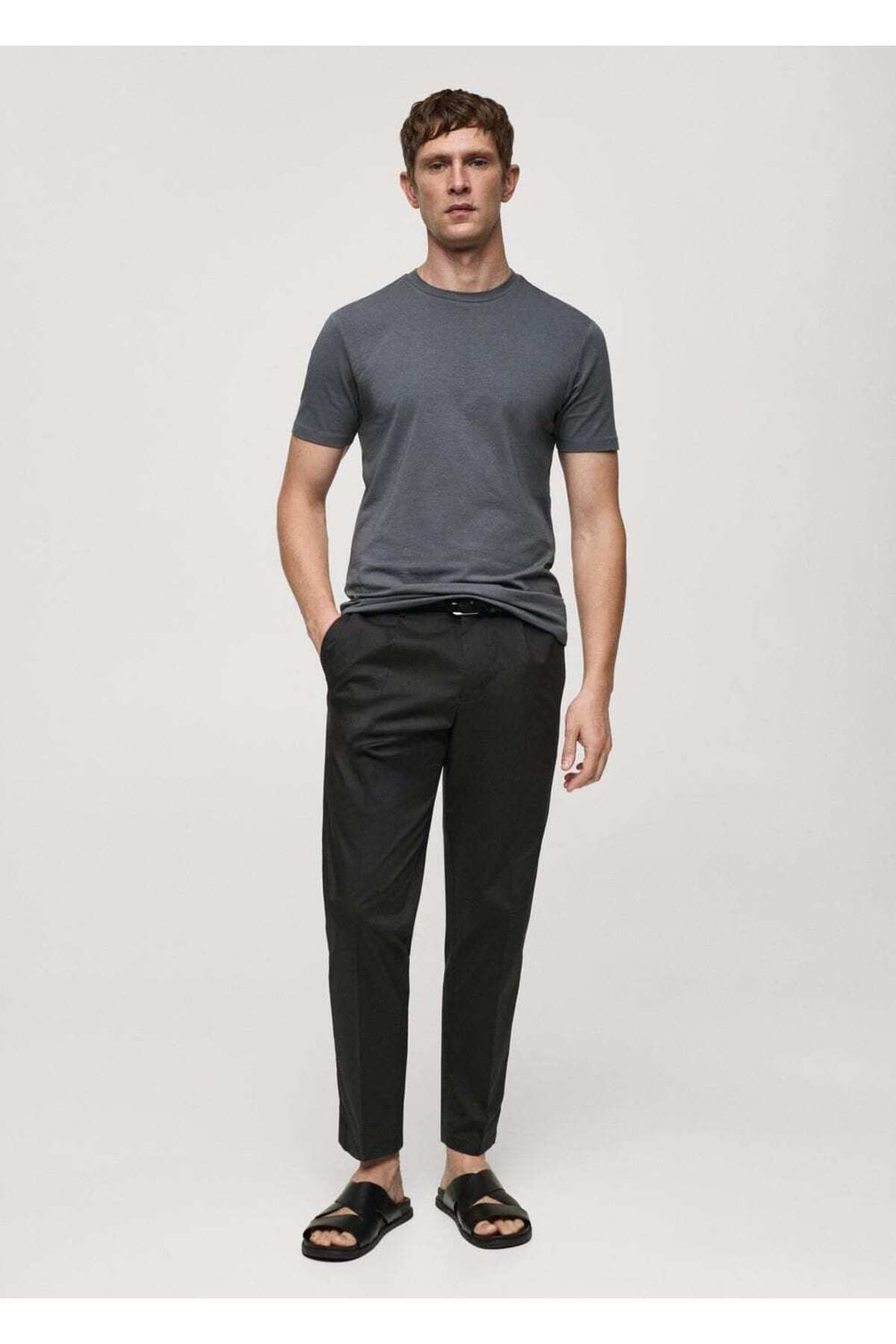 MANGO Man-Baumwoll-Stretch-T-Shirt 2