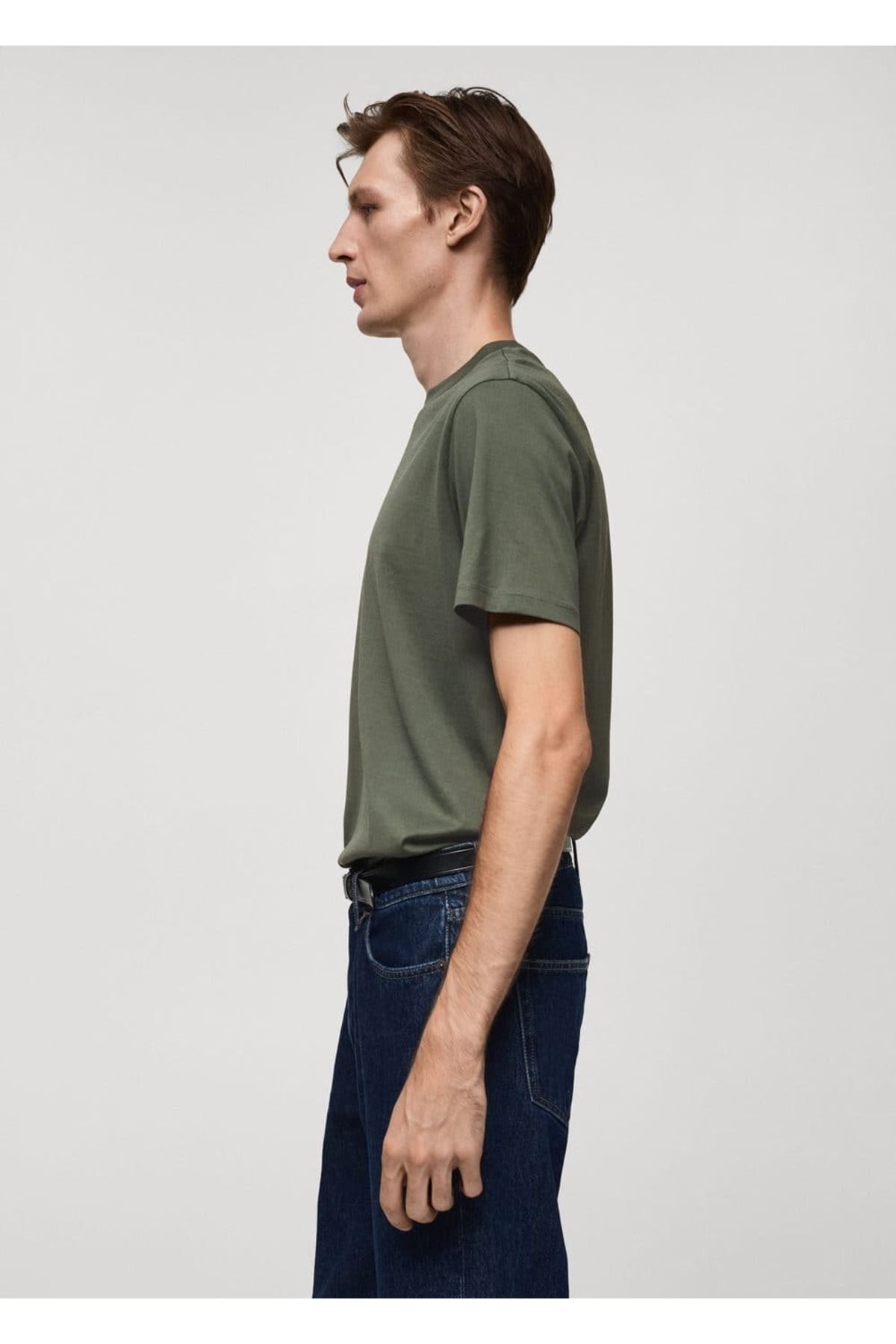 MANGO Man-Koszulka typu slim-fit wykonana w 100% z bawełny 6