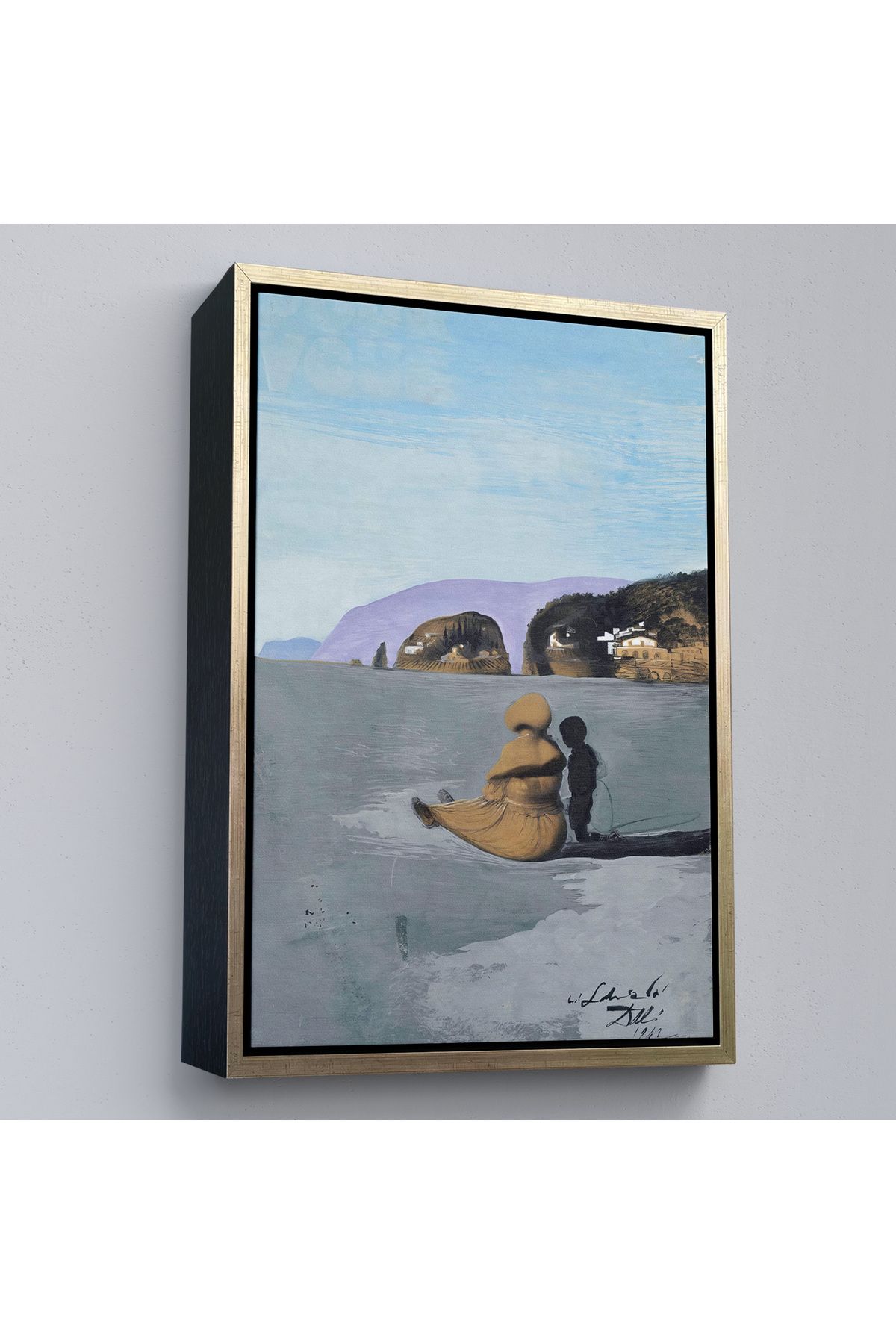 Jusoon Çerçeveli Salvador Dali - Adolescence Tablo-7391