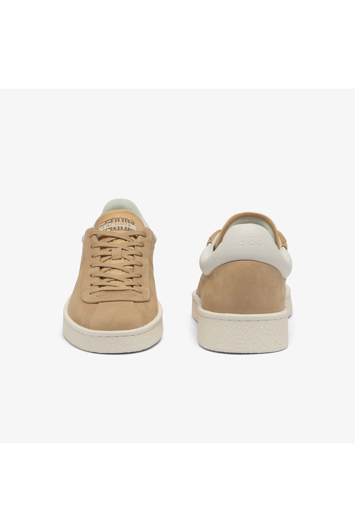 اسنیکر چند رنگ مردانه کفش ورزشی قهوه ای Baseshot Premium Lacoste