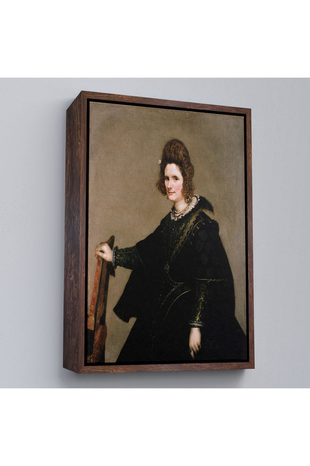 HARGE HG Çerçeveli Diego Velázquez - Kadın Portresi Tablo-7377