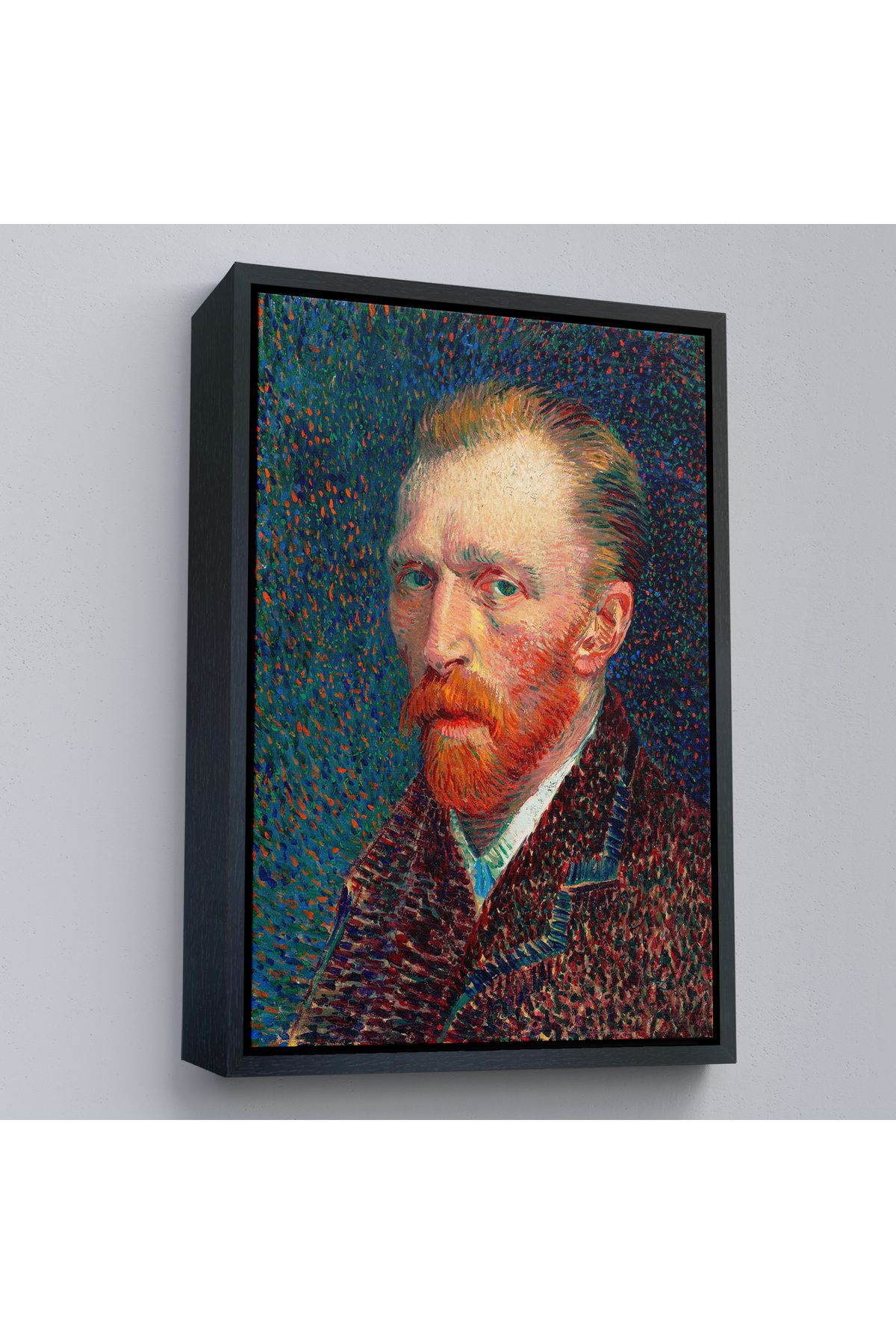 MOONFER Çerçeveli Vincent Van Gogh - Otoportre Tablo-7453