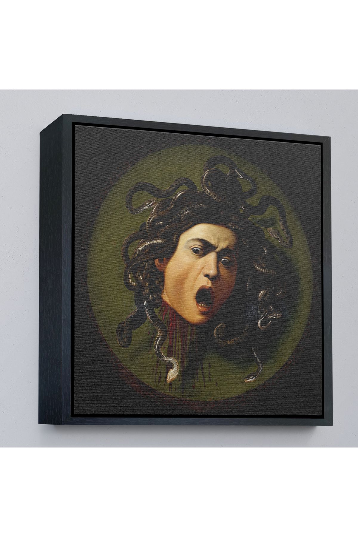 MOONFER Çerçeveli Caravaggio - Medusa Tablosu-8350