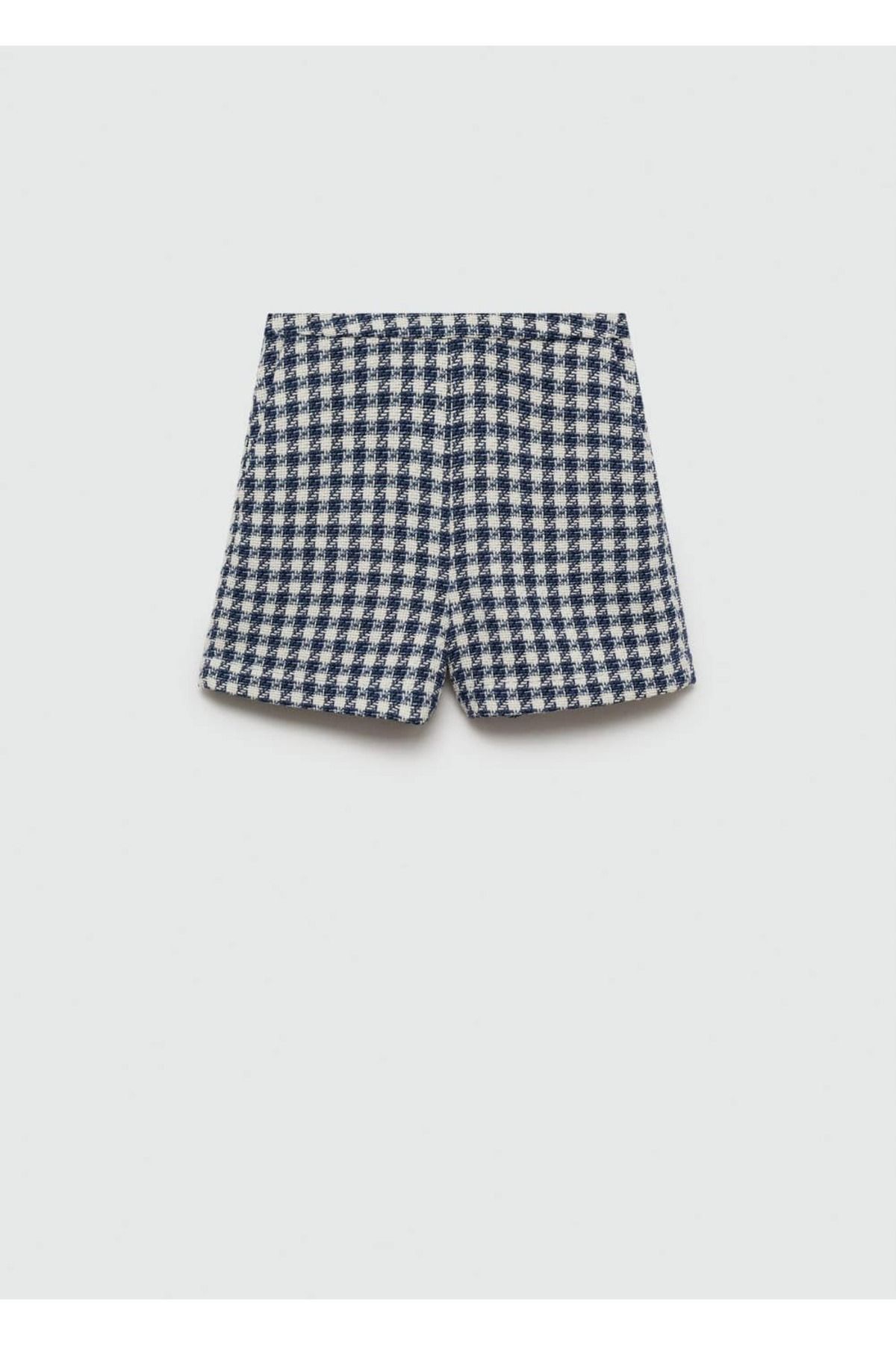 MANGO Woman-Houndstooth Patterned Shorts 3
