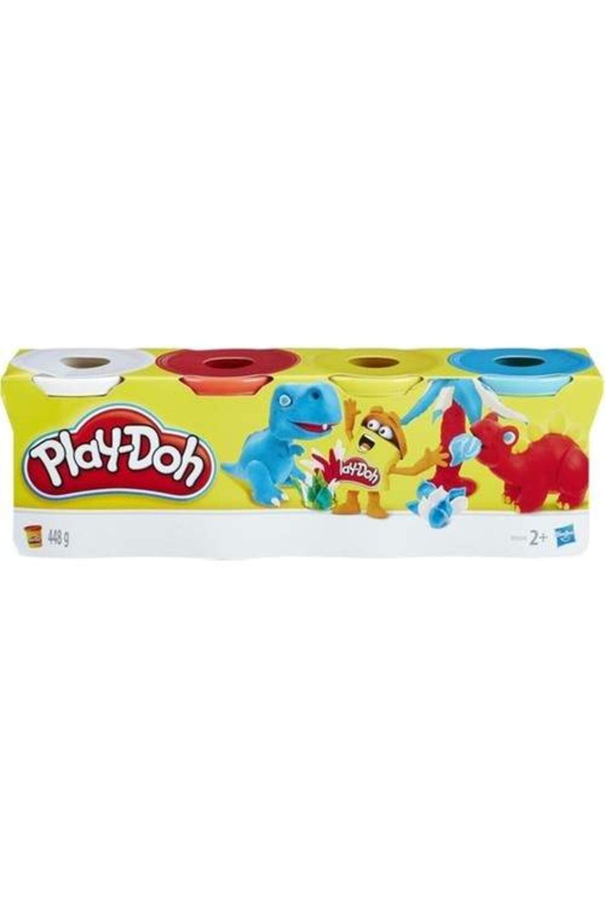 Play Doh Play-doh 4'lü Oyun Hamuru 448 gram Turkuaz - Pembe - Yeşil - Mor