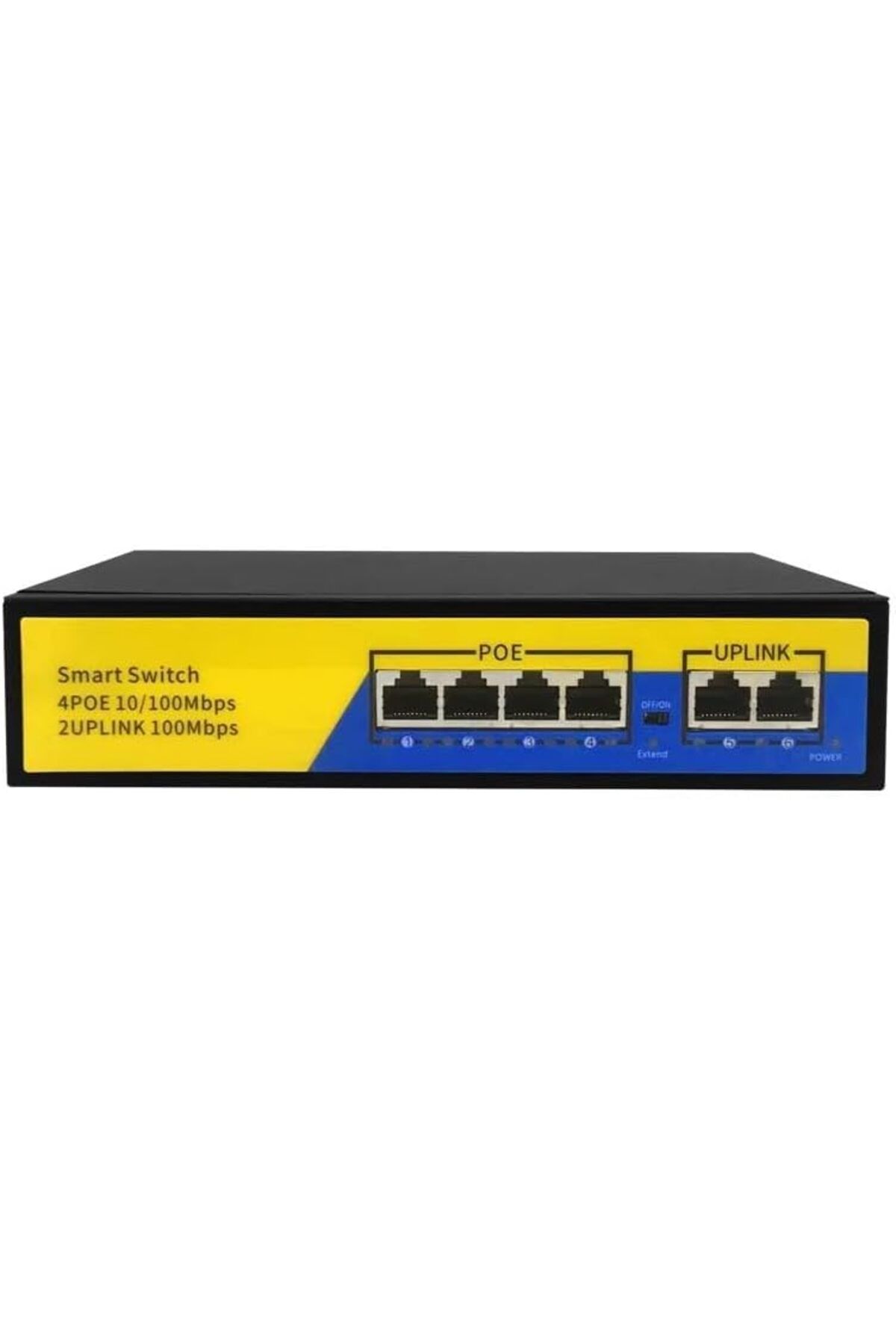 Genel Markalar Px-1006b 4 Port 10/100m Poe Switch, Ip Kamera Poe Switch Anahtarı-(4 2) 100m Iletim Mesafesi, 4*